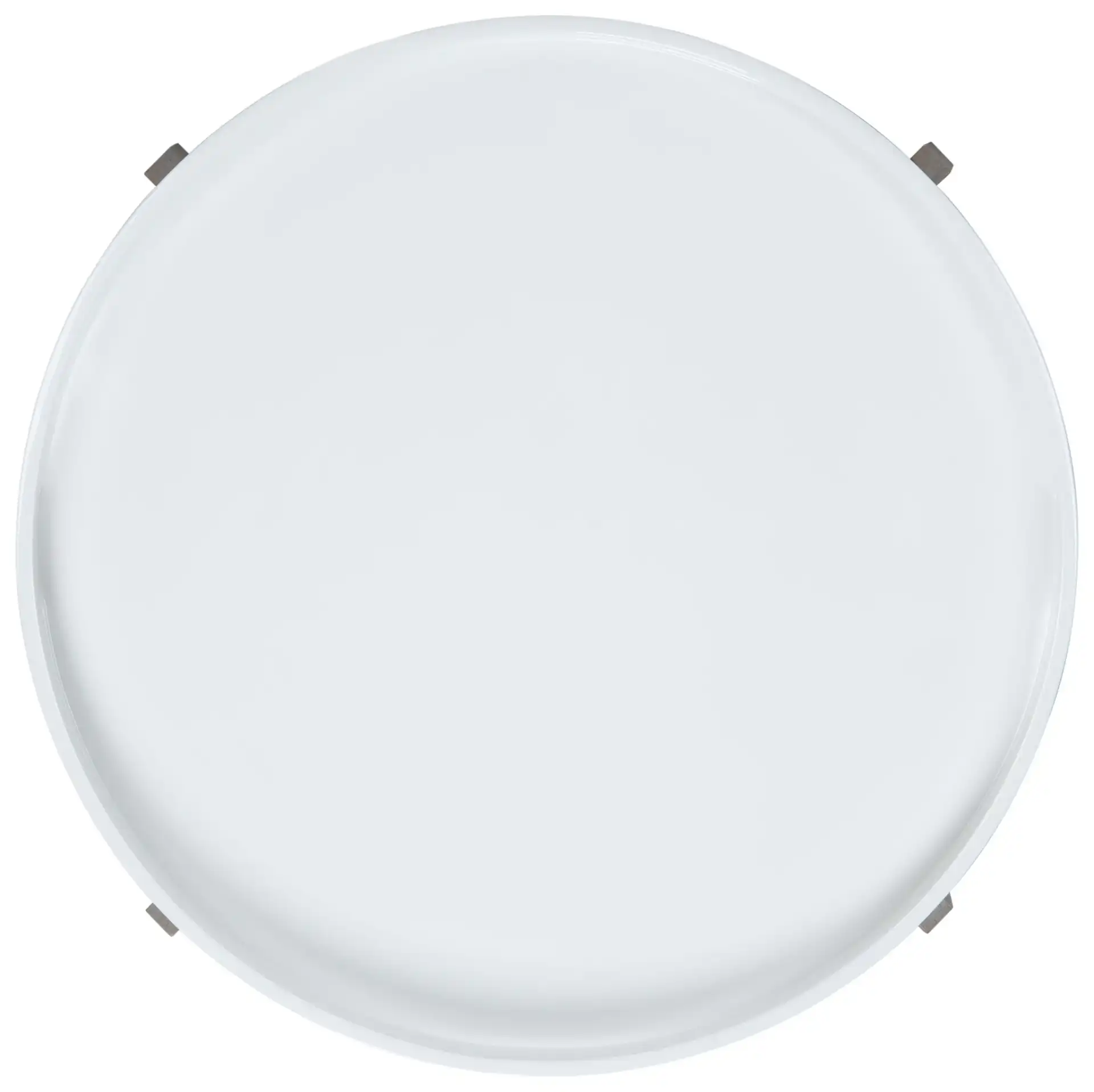 Echo End Table in White / Gray, detail view