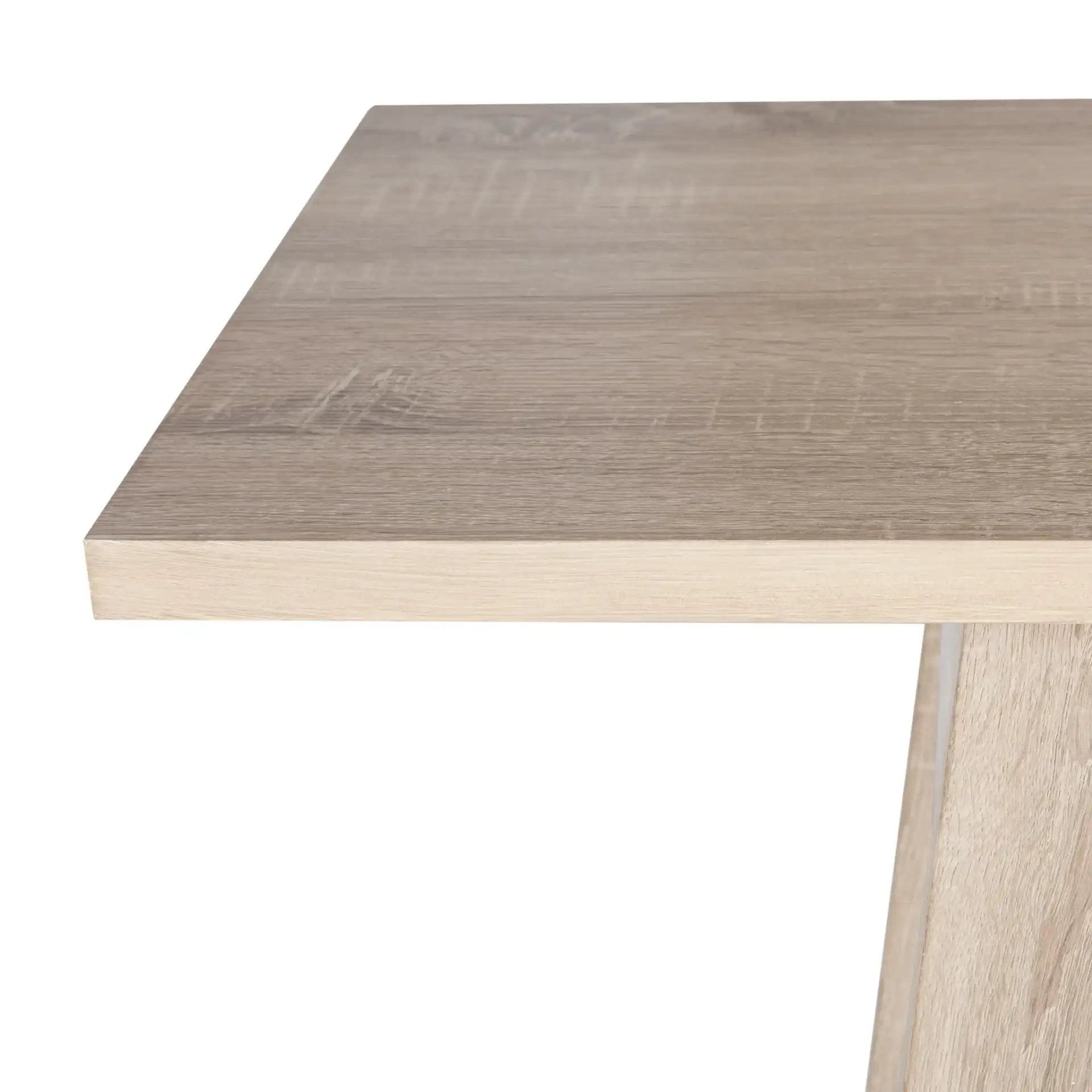 Manny Console Table in White in a styled room