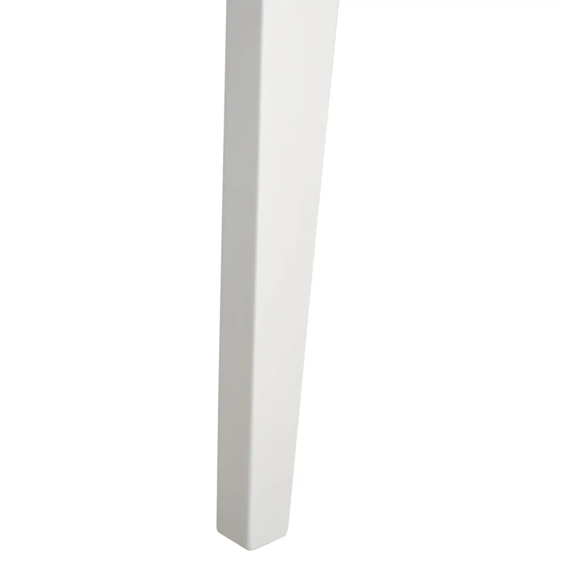 Manny Console Table in White, detail view