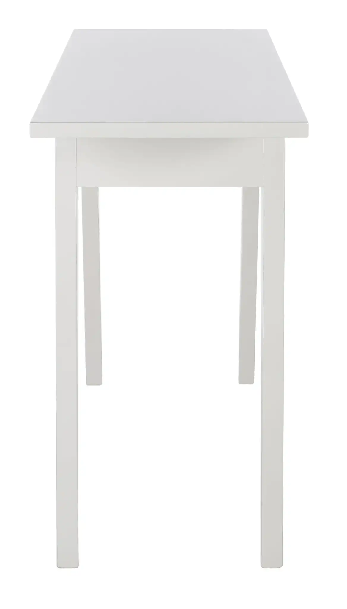 Manny Console Table in White, detail view