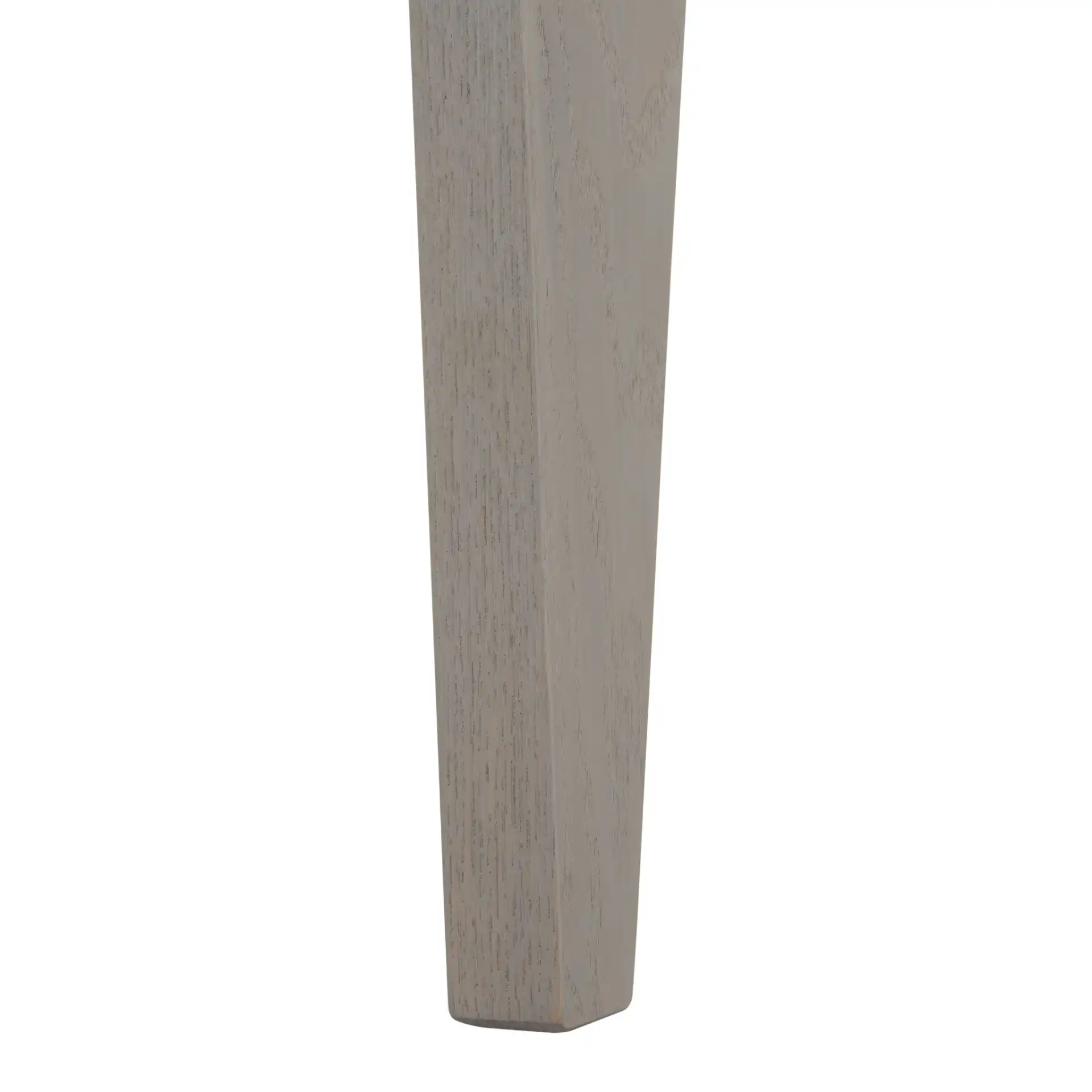 Josef End Table in White / Dark Brown, detail view