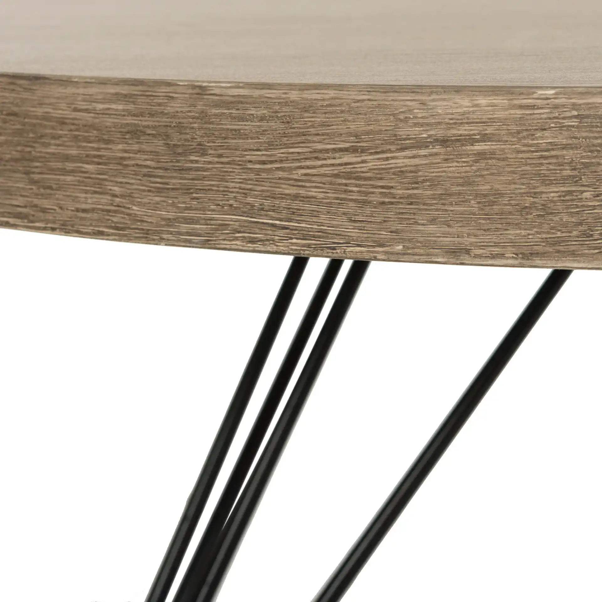 Mansel Coffee Table in Light Oak in a styled room