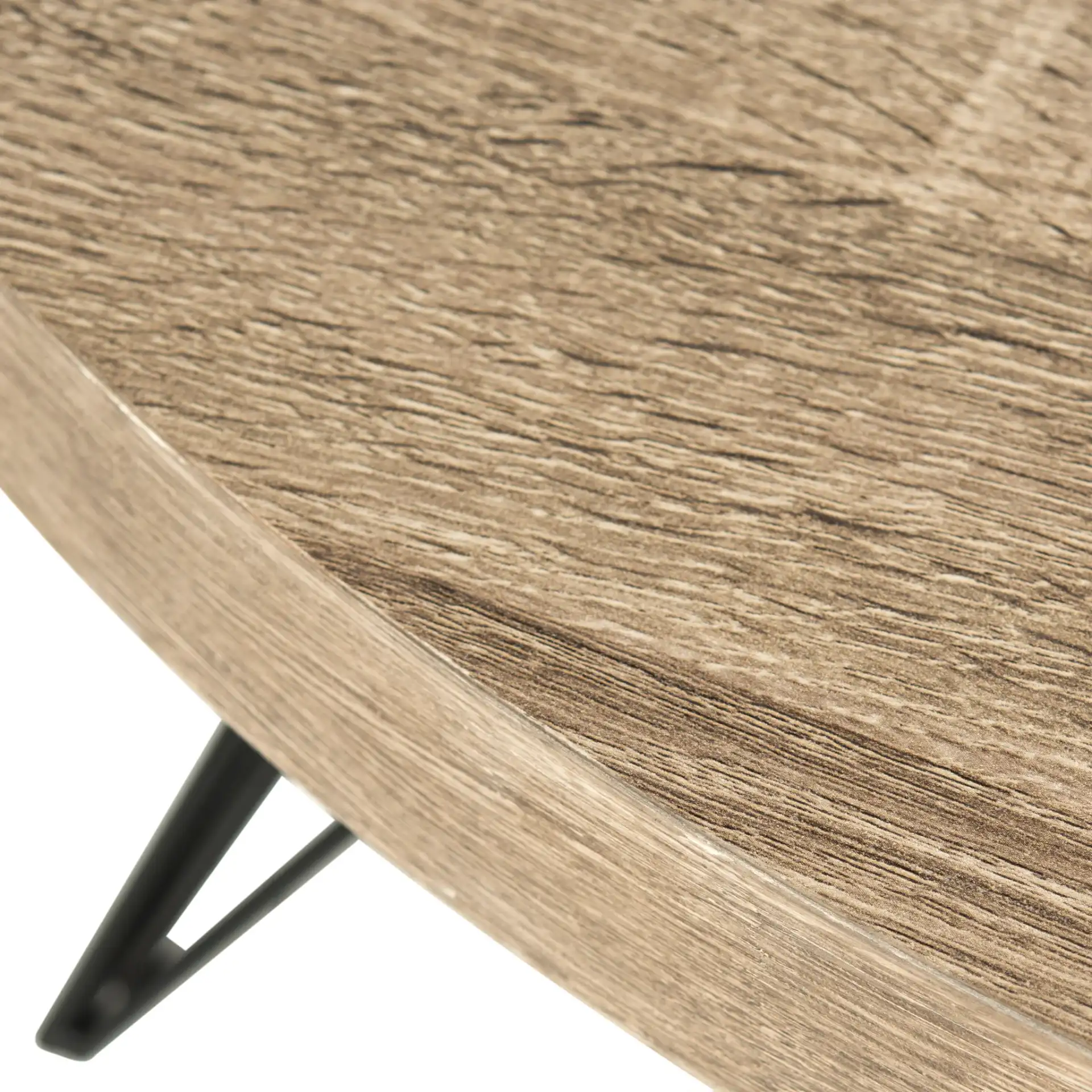 Mansel Coffee Table in Light Oak, detail view