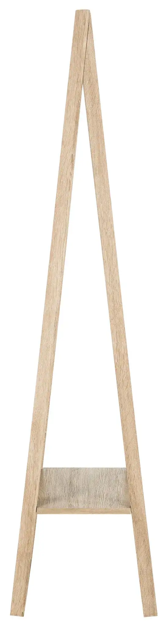 Afia Coat Rack in Light Oak, detail view
