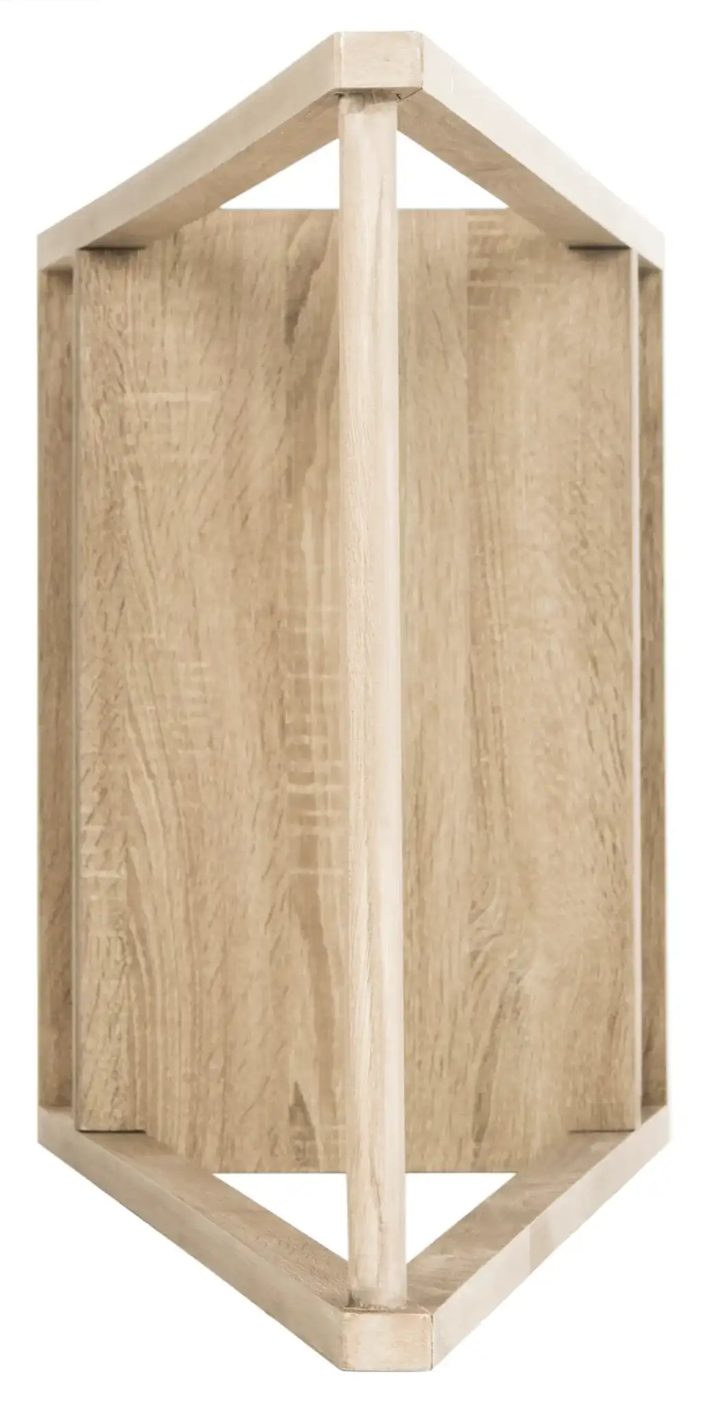 Afia Coat Rack in Light Oak, detail view
