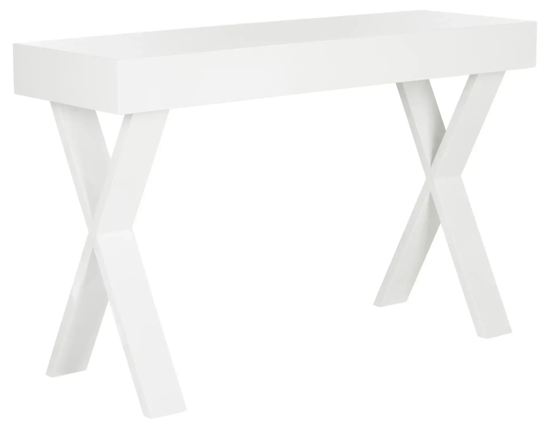 Harris Desk in White, detail view