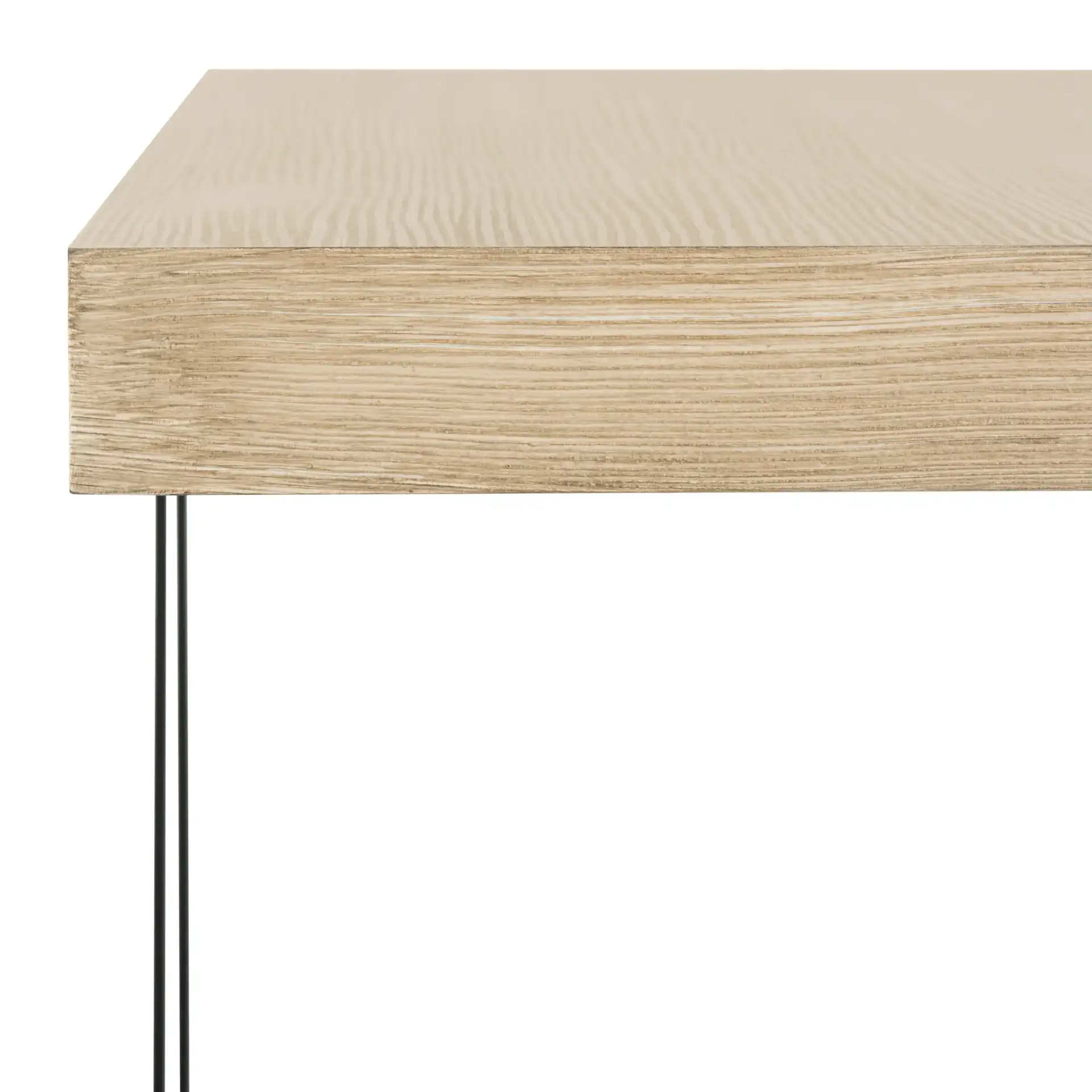 Pitt End Table in Light Gray in a styled room