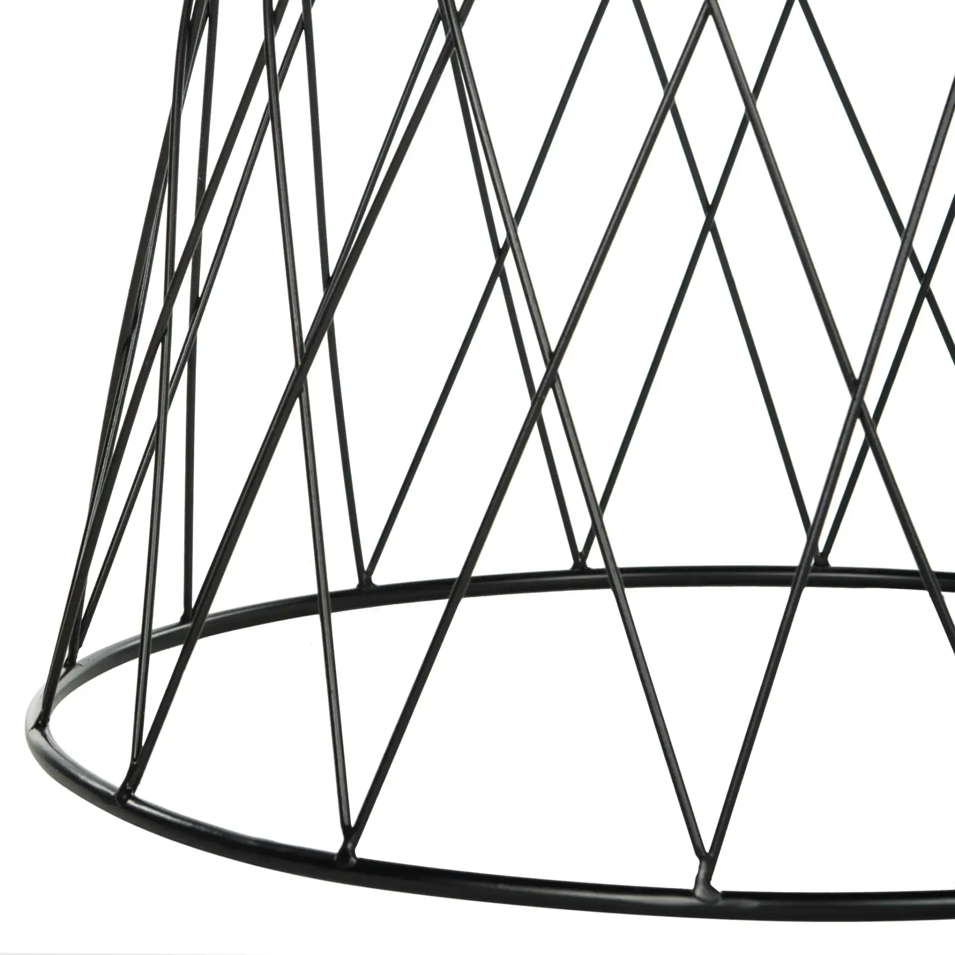 Roper End Table in Ash Black, detail view