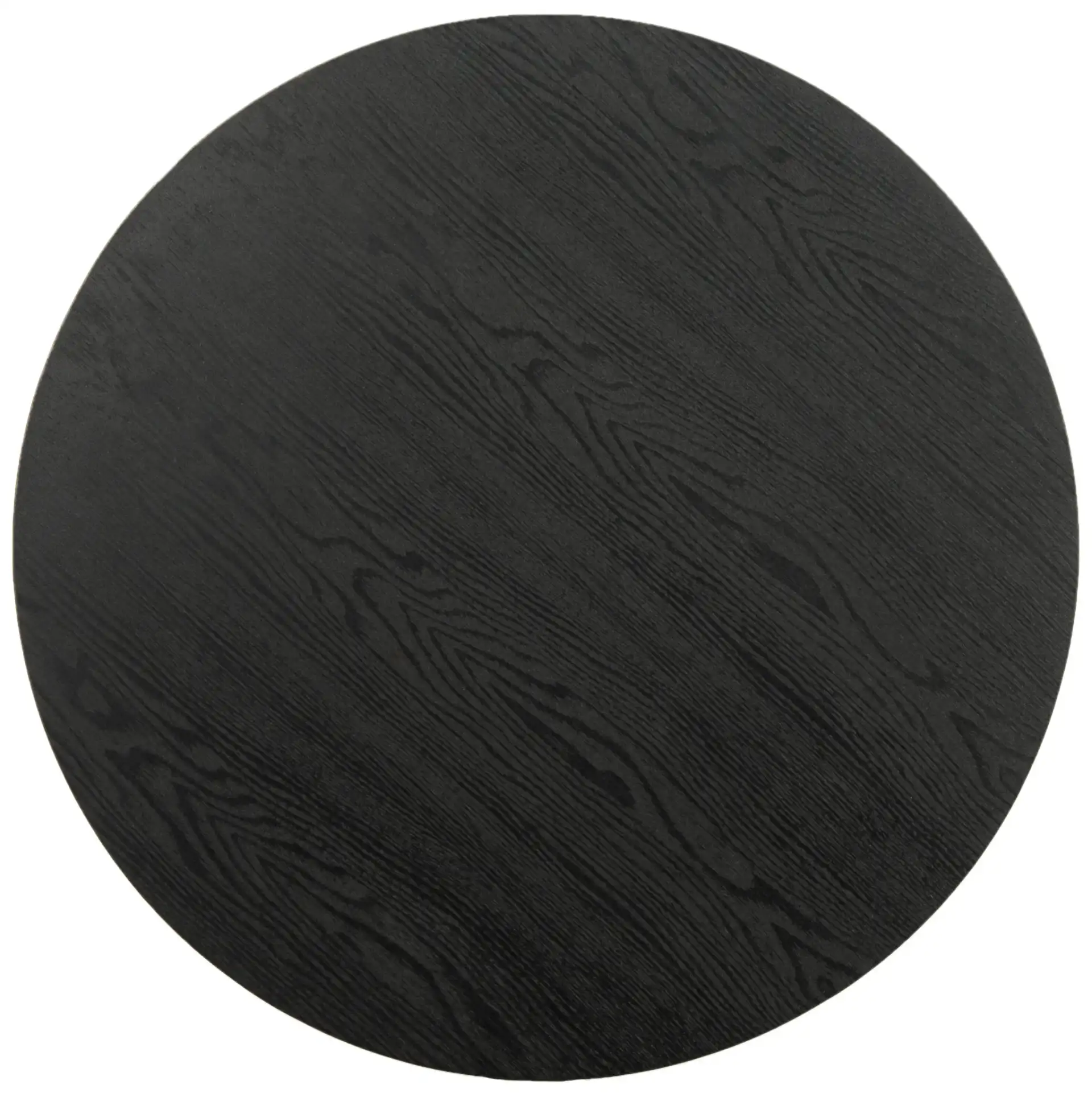 Roper End Table in Ash Black, detail view
