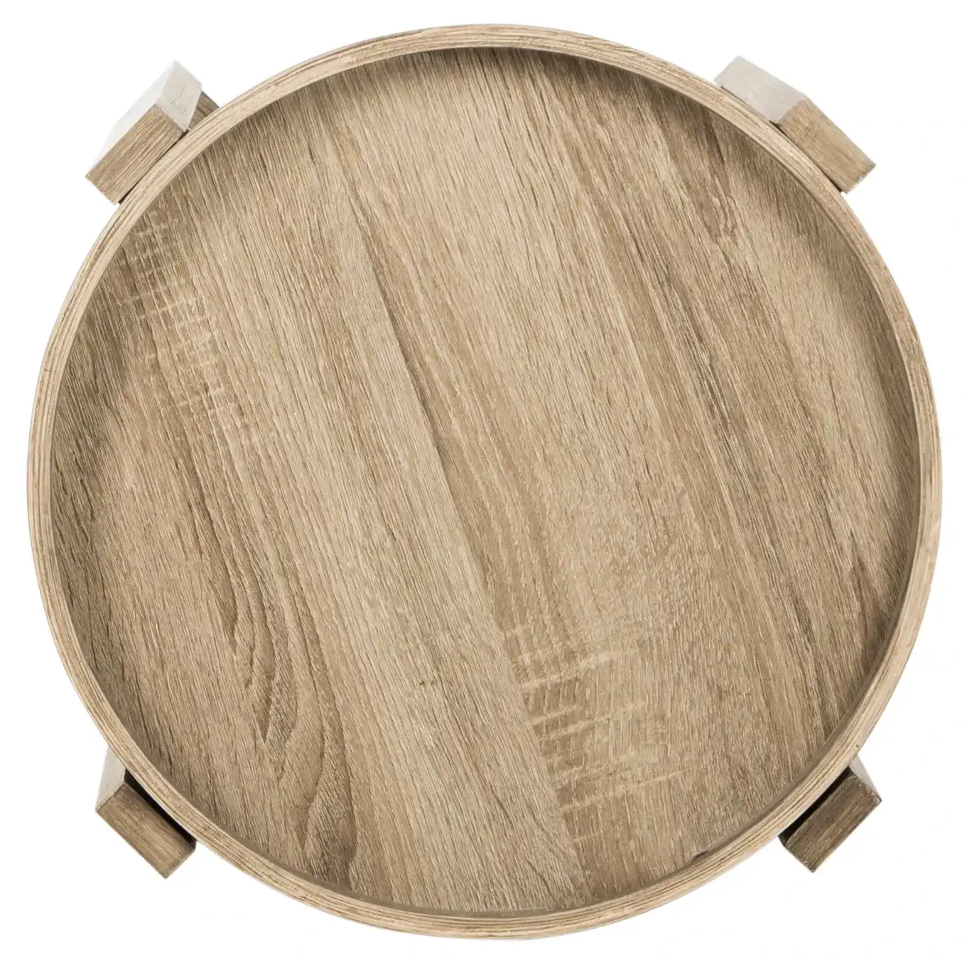 Hamish Side Table in Light Gray, detail view