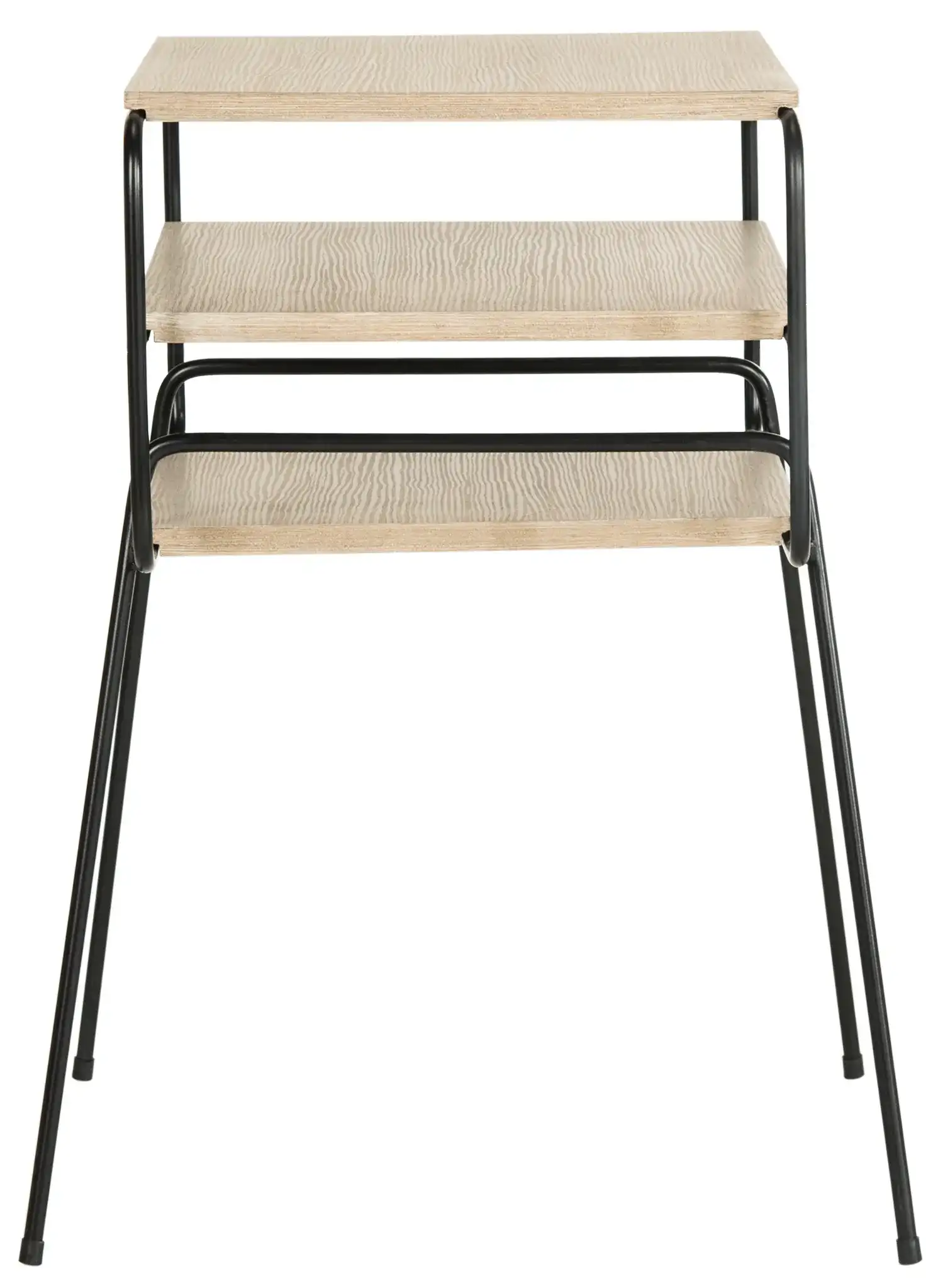 Marcel End Table in Light Gray, detail view