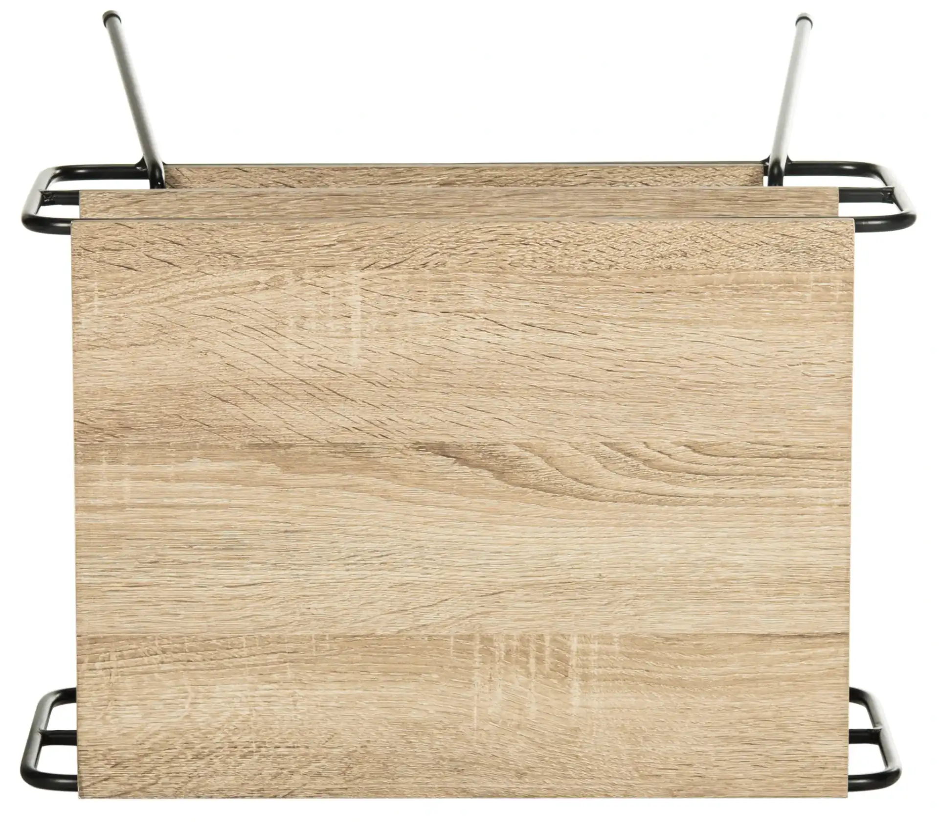 Marcel End Table in Light Gray, detail view