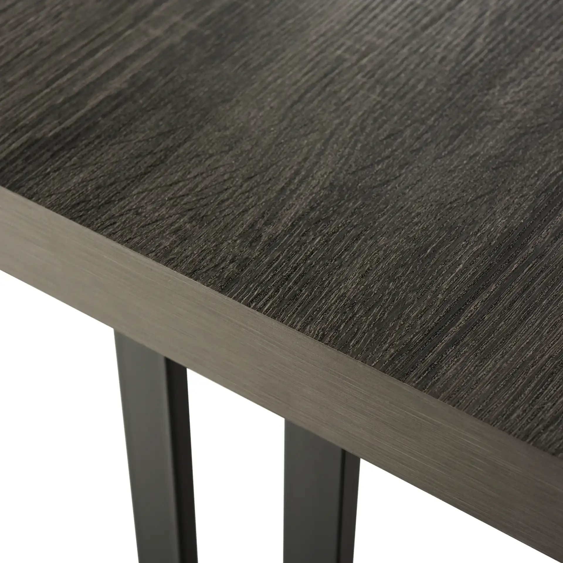 Amalya Coffee Table in Dark Gray in a styled room