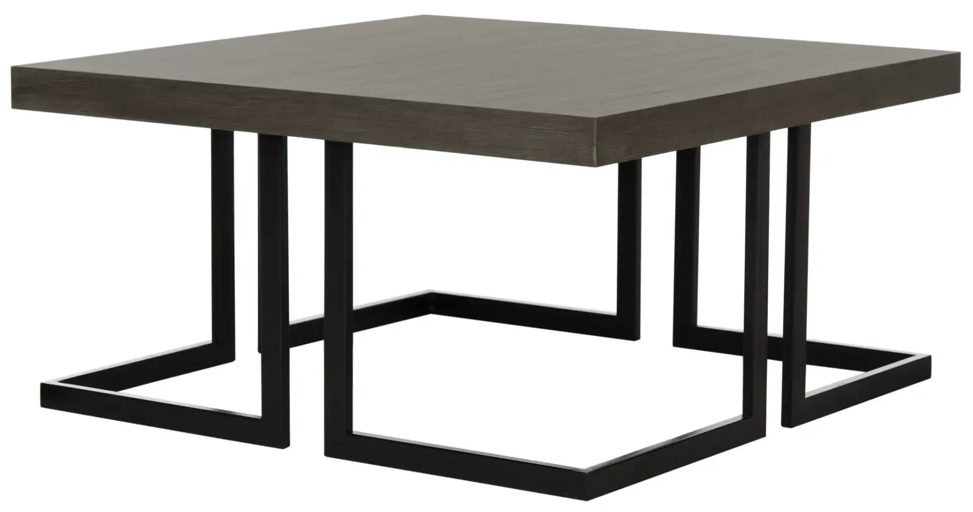 Amalya Coffee Table in Dark Gray, detail view