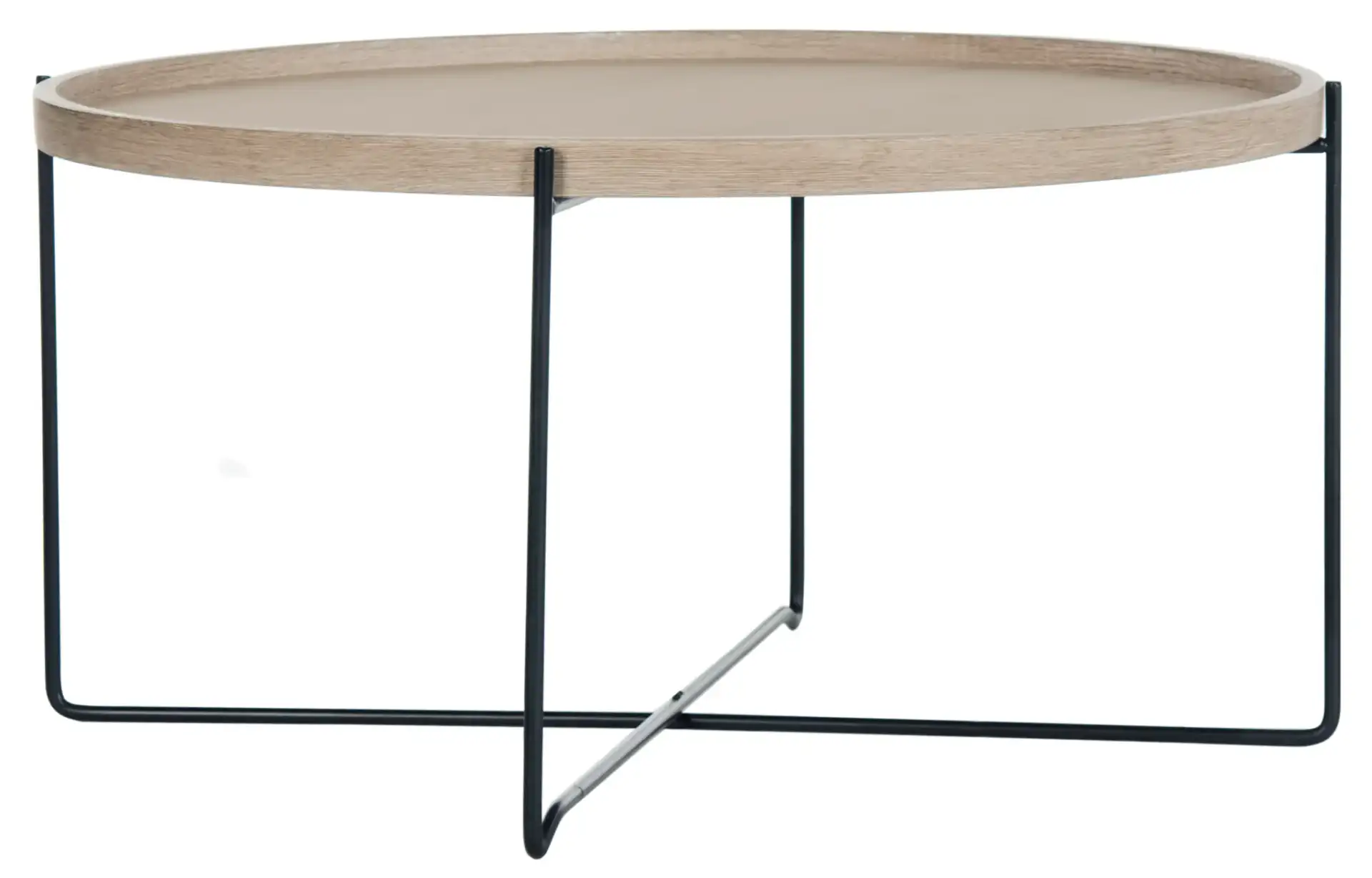 Auden Accent Table in Light Gray, detail view