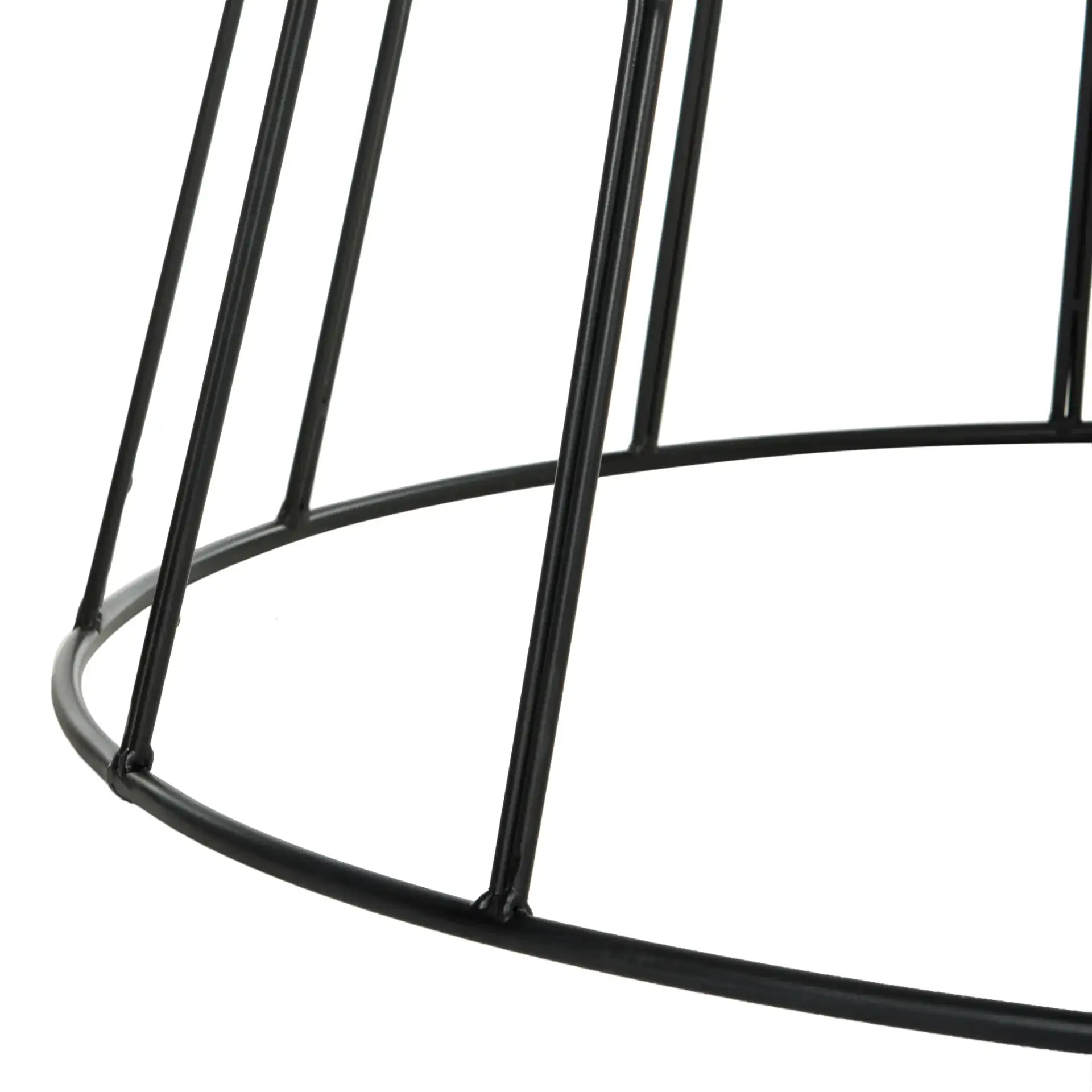 Deion Coffee Table in Lacquer White, detail view