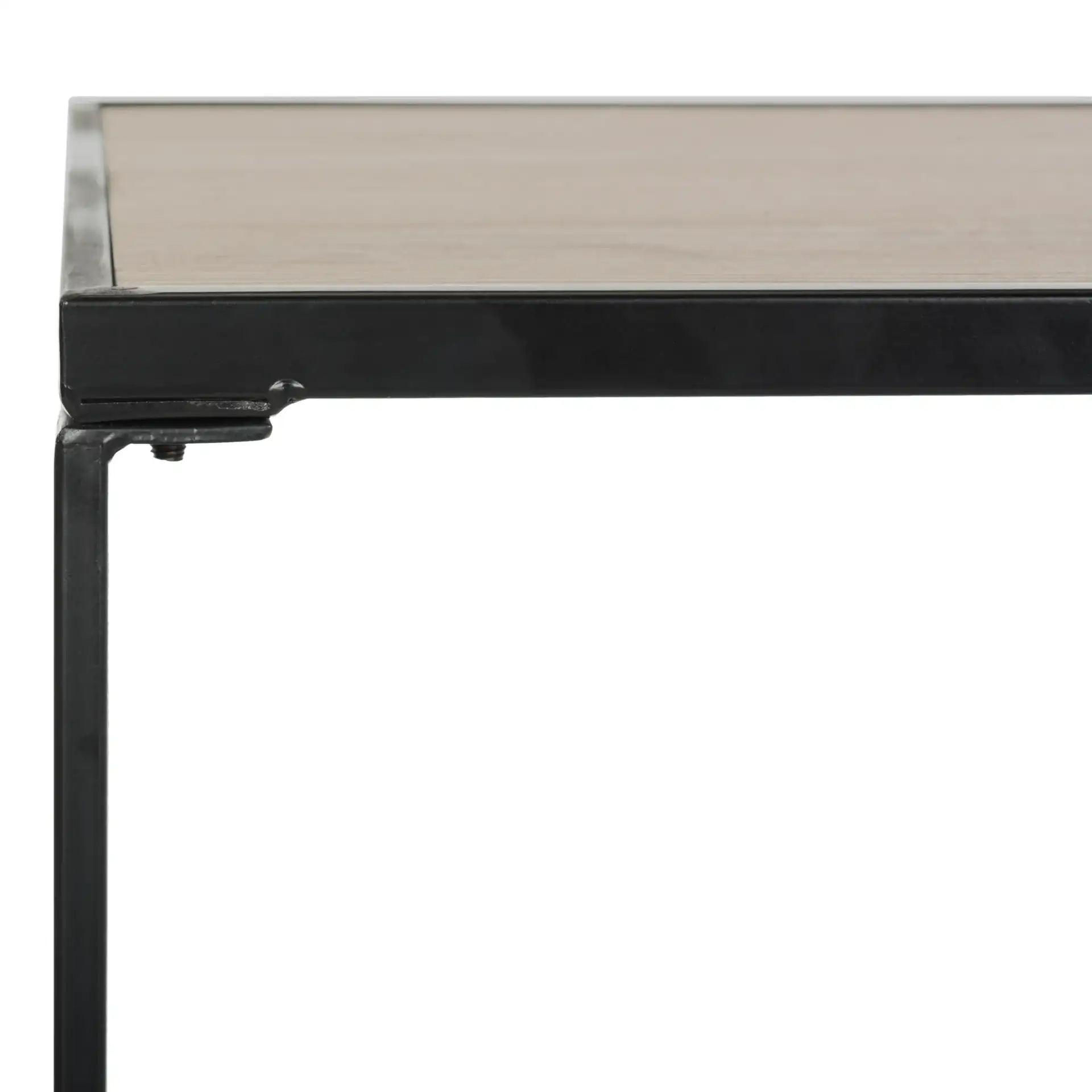 Callia End Table (Set Of 2) in Light Brown in a styled room