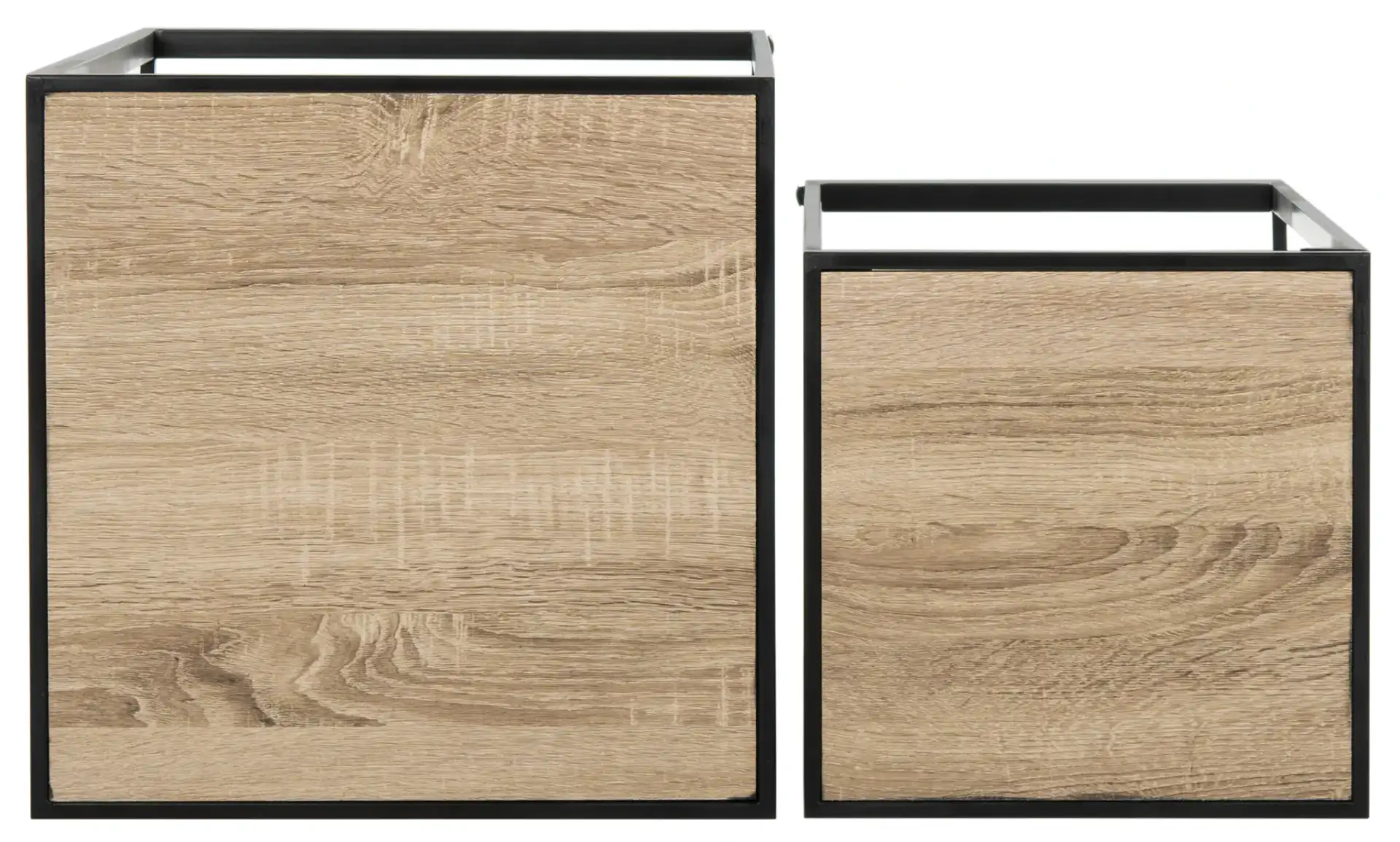 Callia End Table (Set Of 2) in Light Brown, detail view