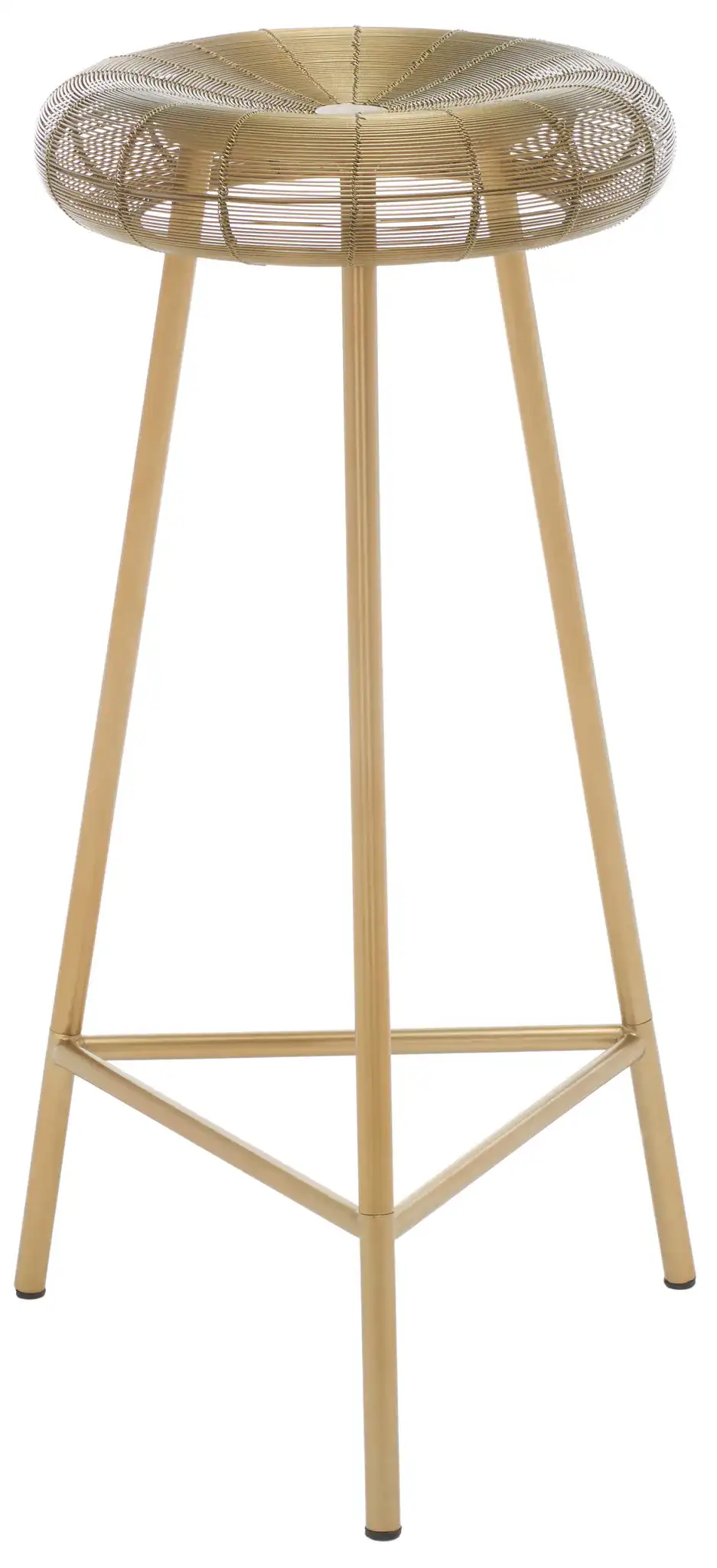 Addison Barstool in Gold, detail view