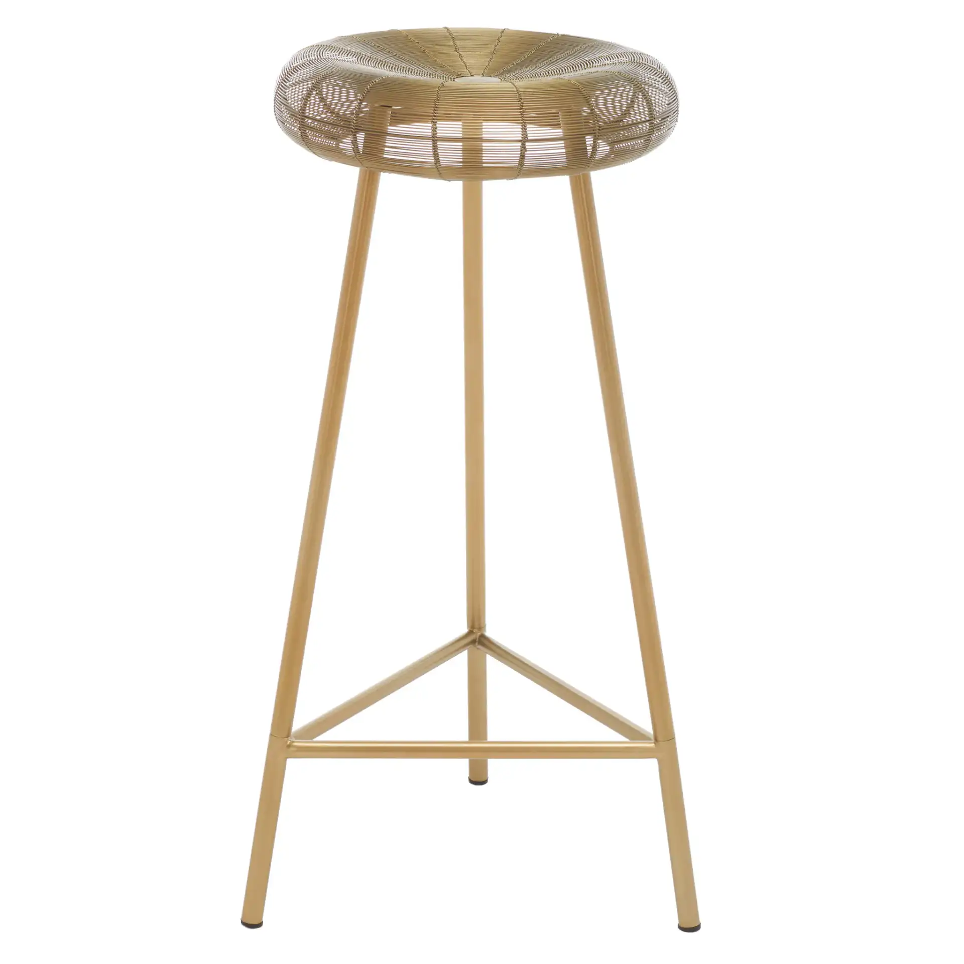 Addison Barstool in Gold, detail view