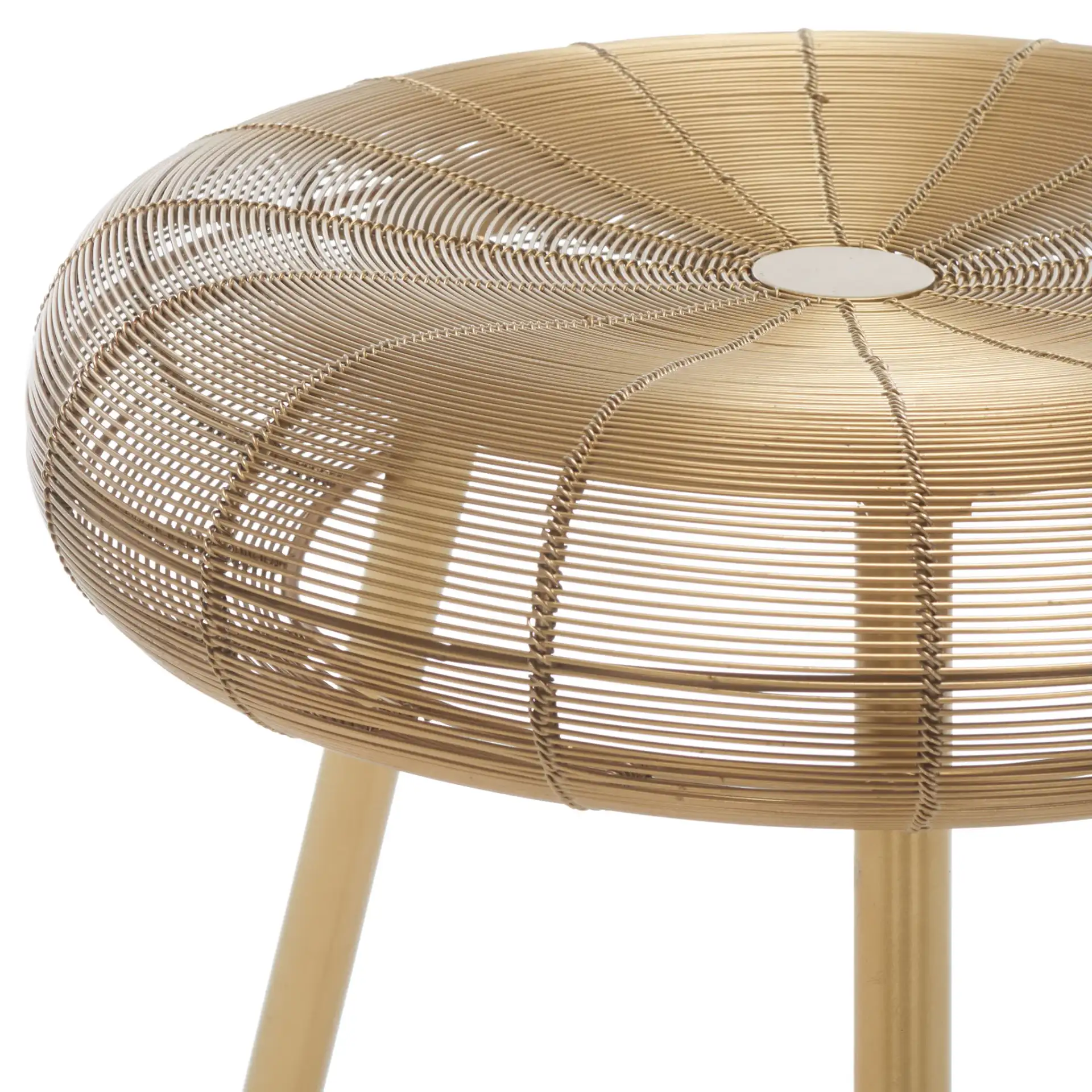 Addison Counterstool in Gold in a styled room