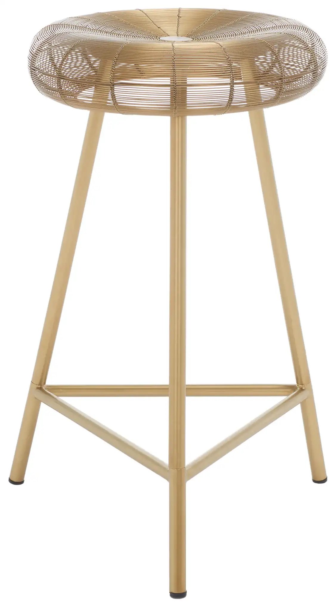 Addison Counterstool in Gold, detail view