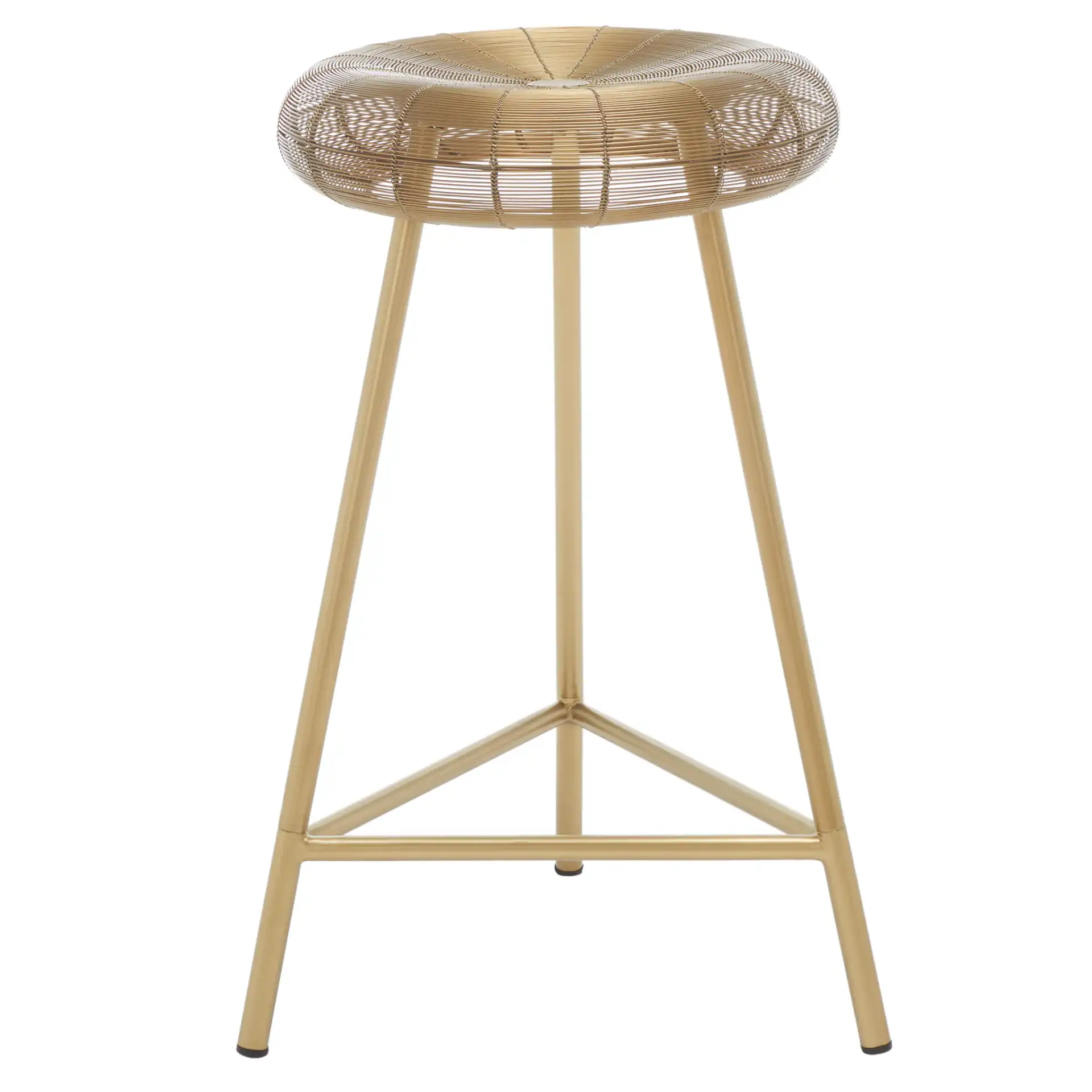 Addison Counterstool in Gold, detail view