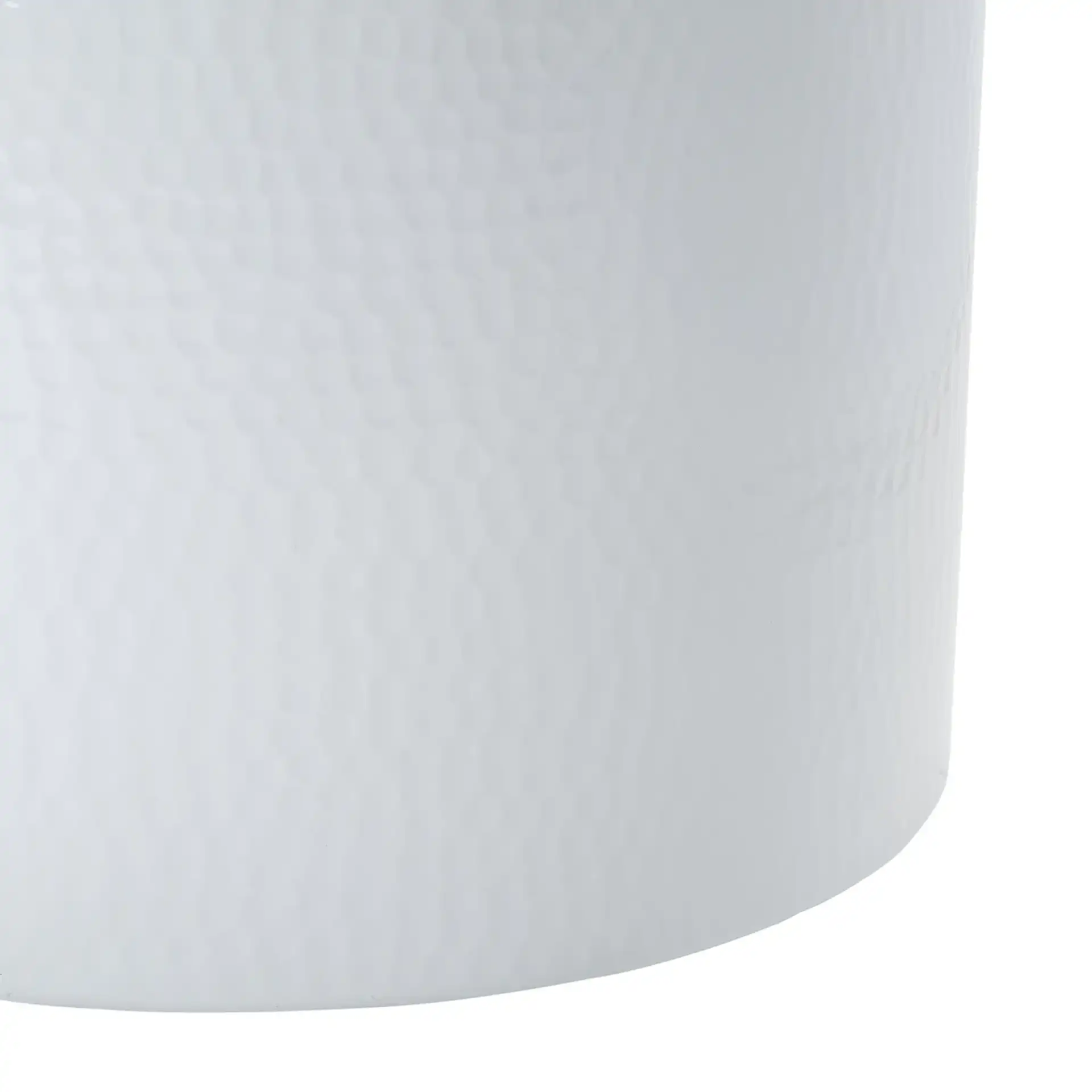 Polonium Accent Table in Silver, detail view