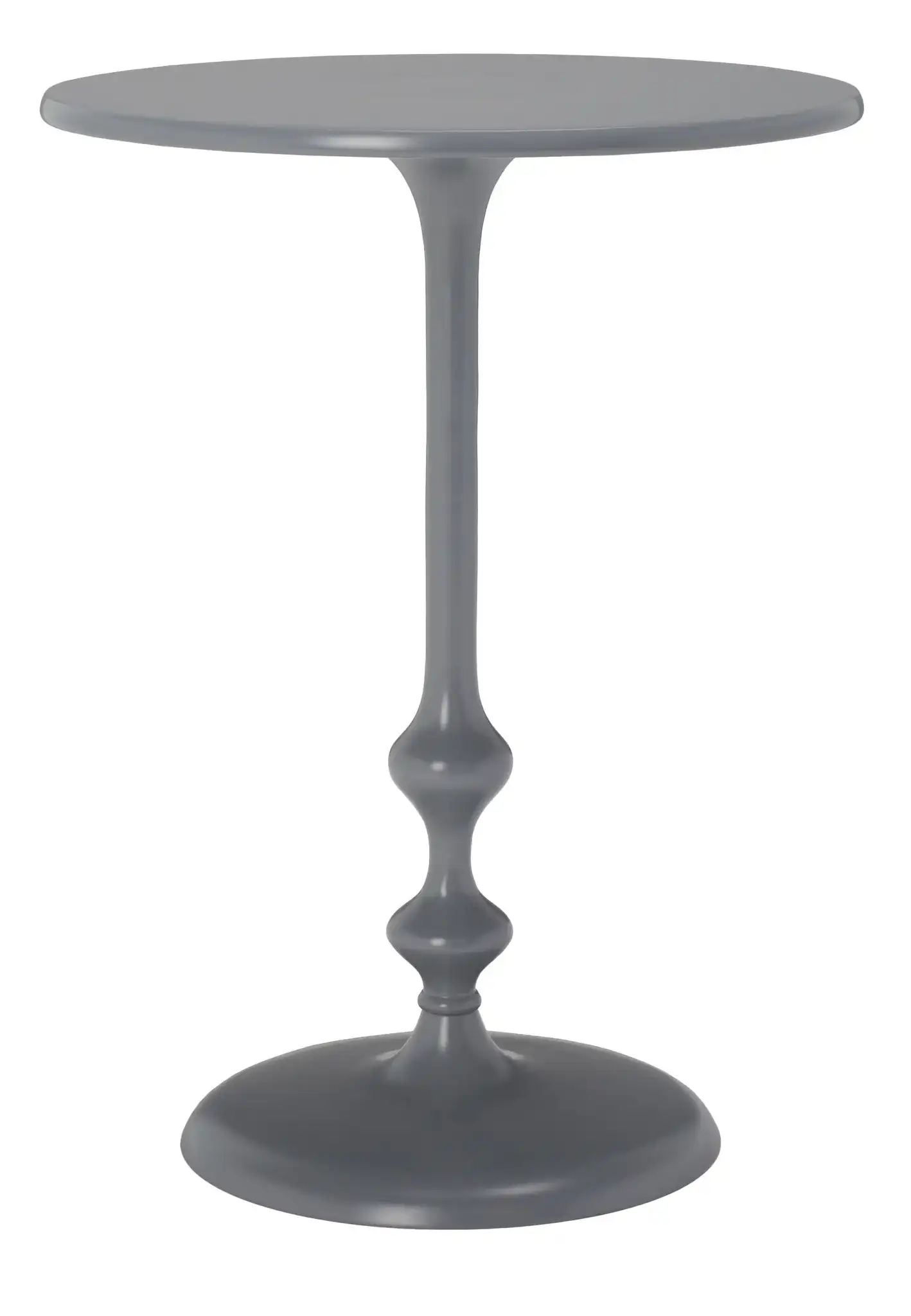 Hydra Round Side Table in Dark Gray