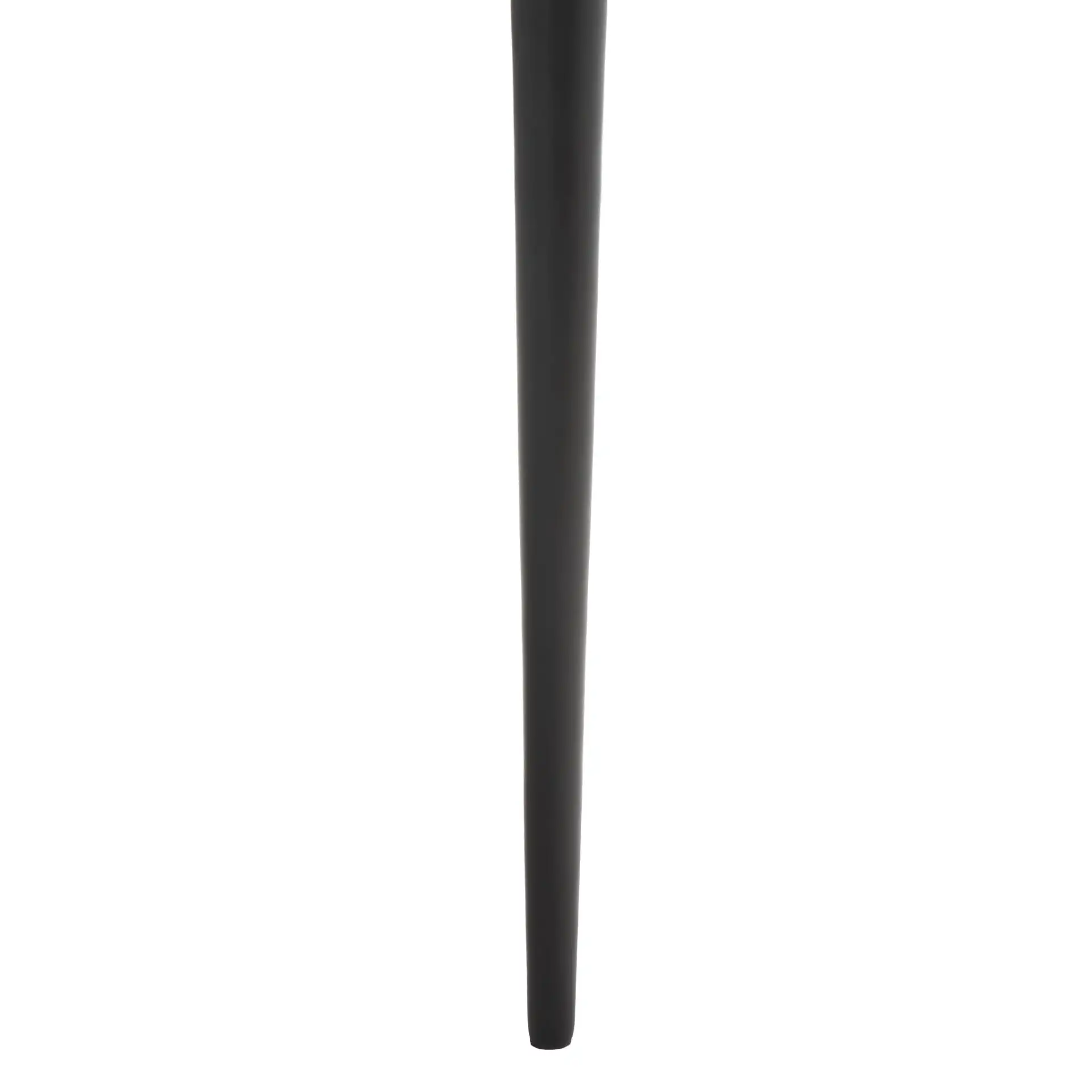 Hera Oval Side Table in Taupe / Black, detail view