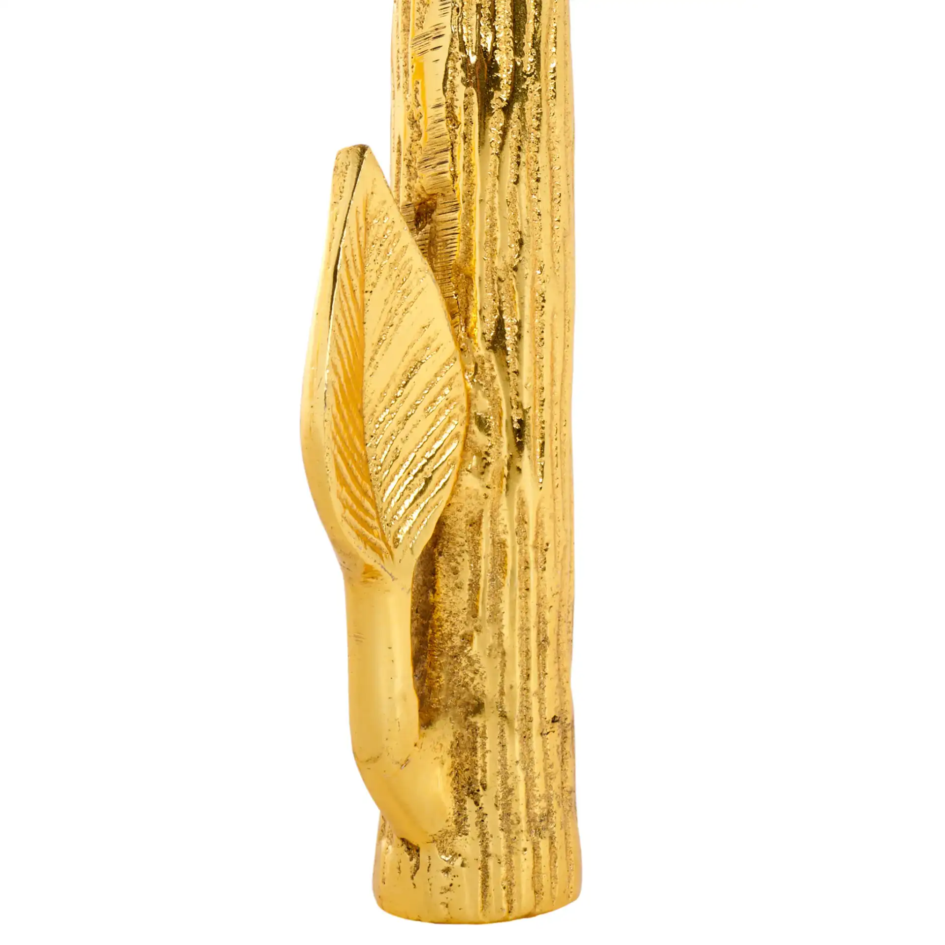 Florance Accent Table in Gold / White, detail view