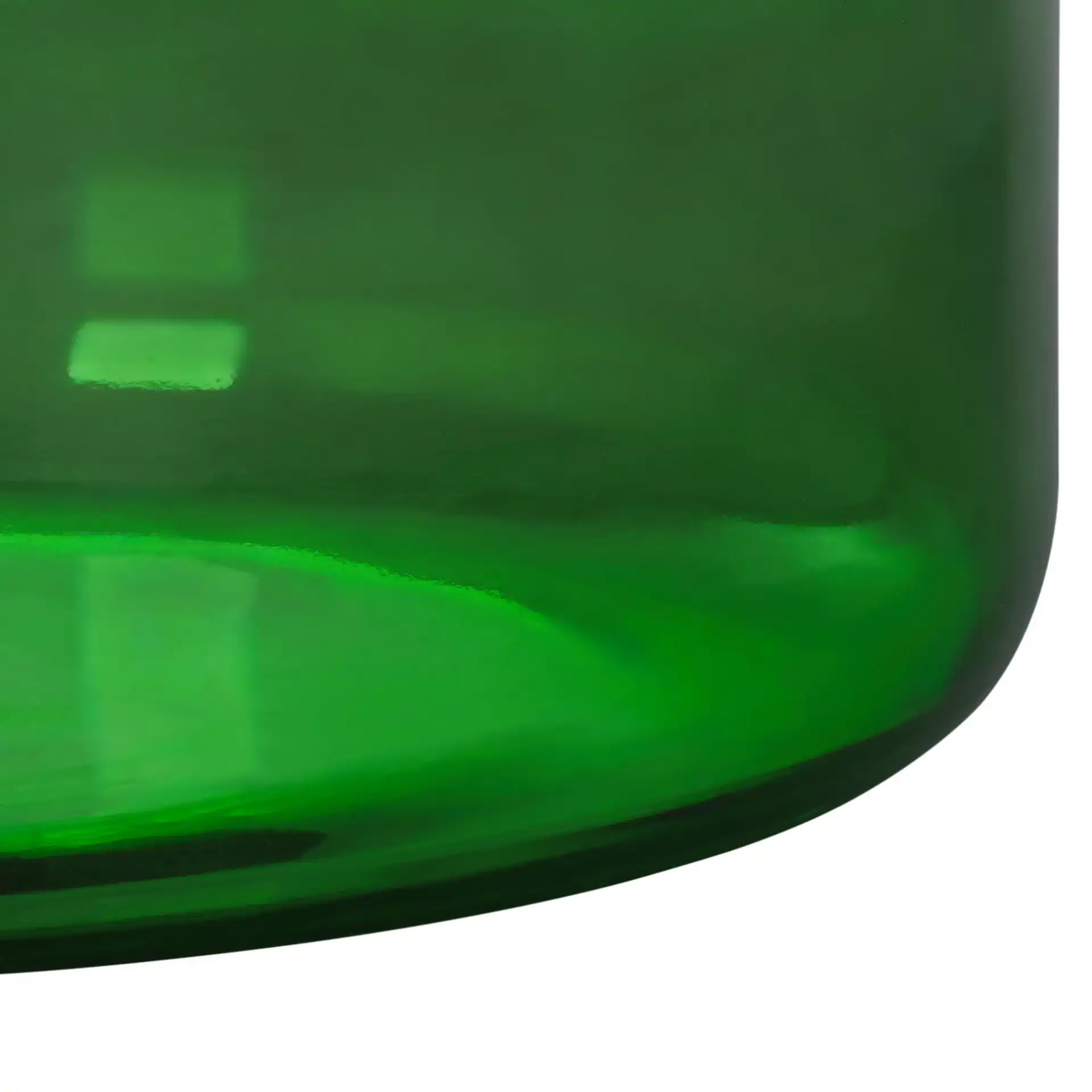 Saanvi Round Accent Table in Champagne Gold / Green, detail view