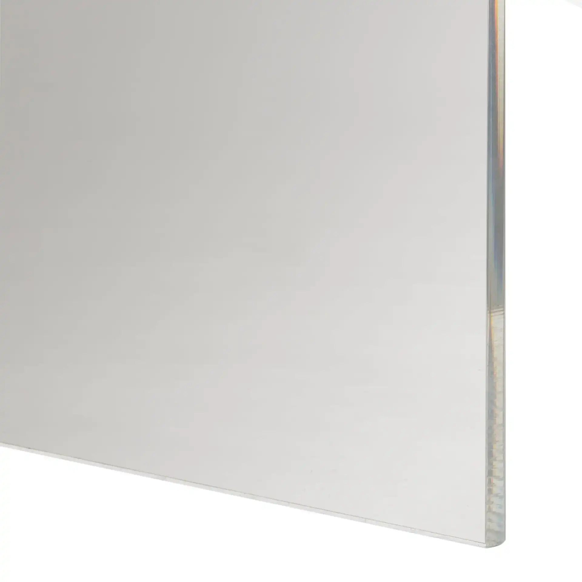 Atka Acrylic Coffee Table in Clear, detail view