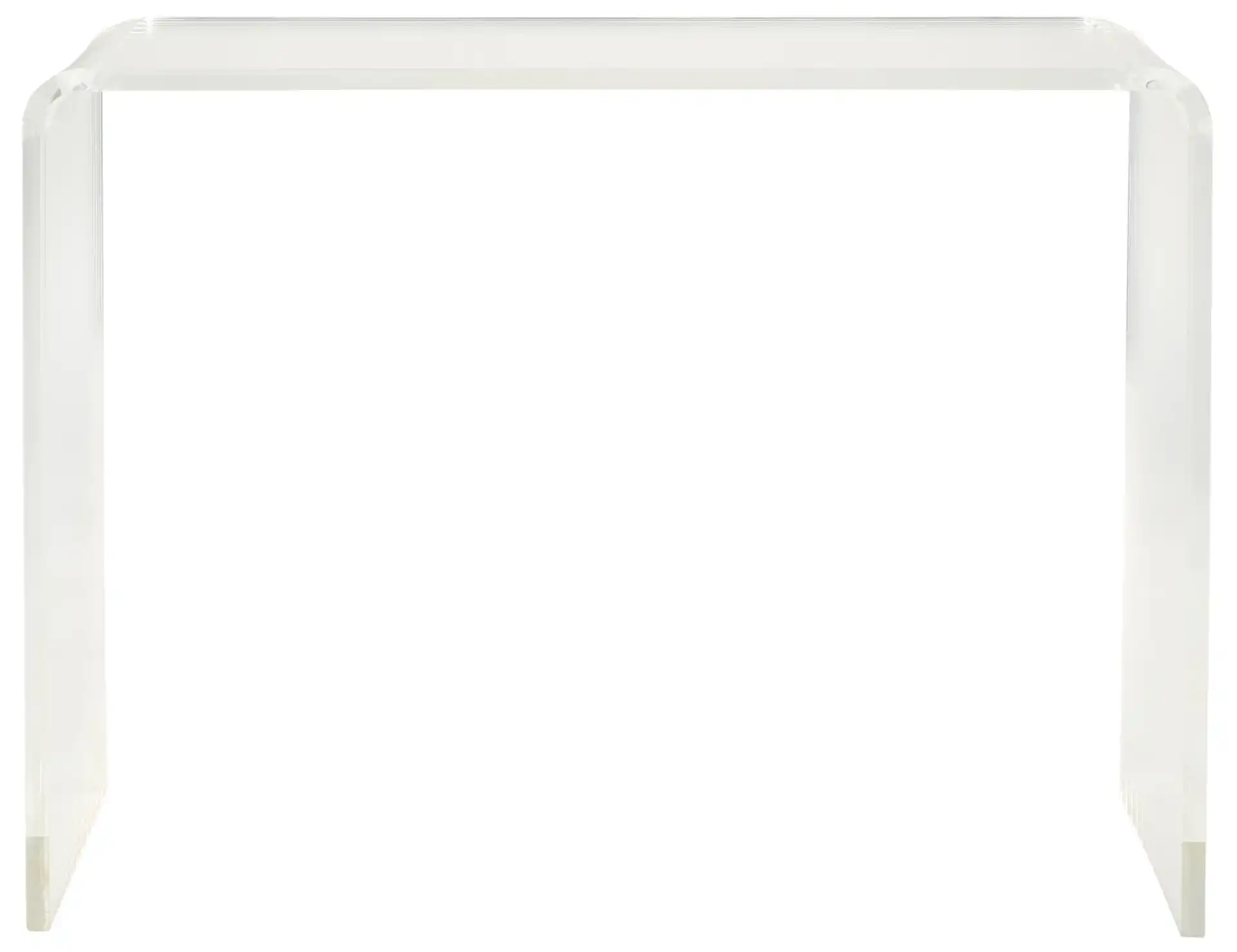 Atka Acrylic Console Table in Clear