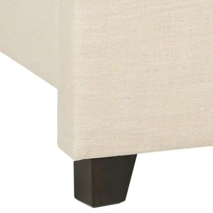 Winslet Bed in Light Beige, detail view
