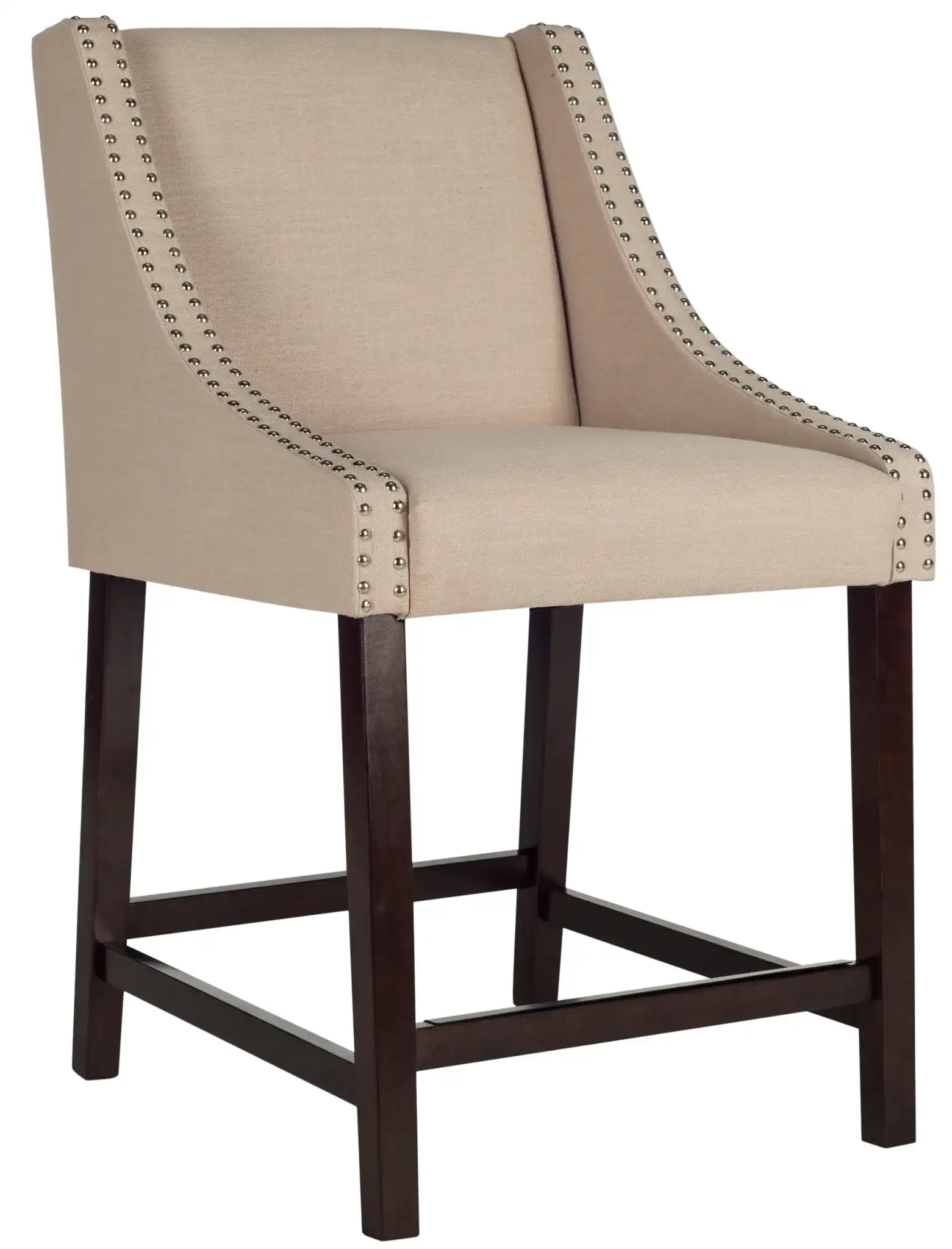 Dylan Counter Stool in Navy Blue, detail view