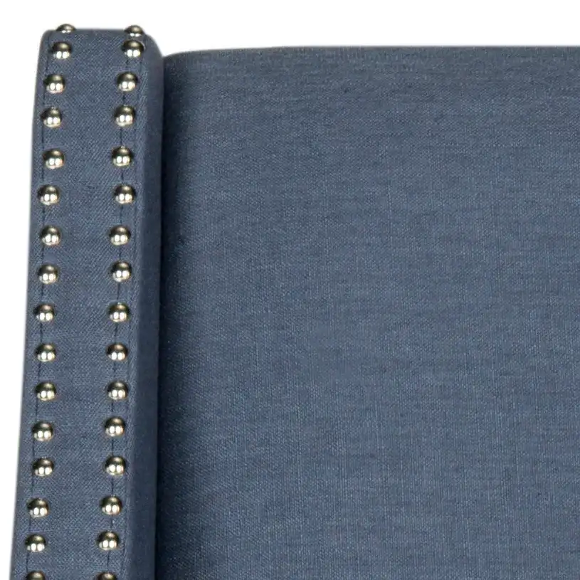 Dylan Counter Stool in Navy Blue, detail view