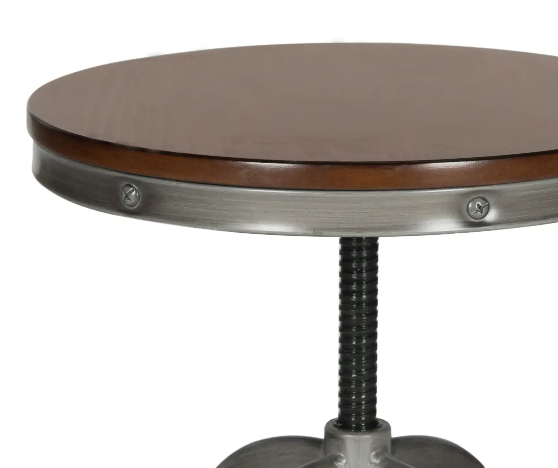 Wildomar Stool in Beige in a styled room