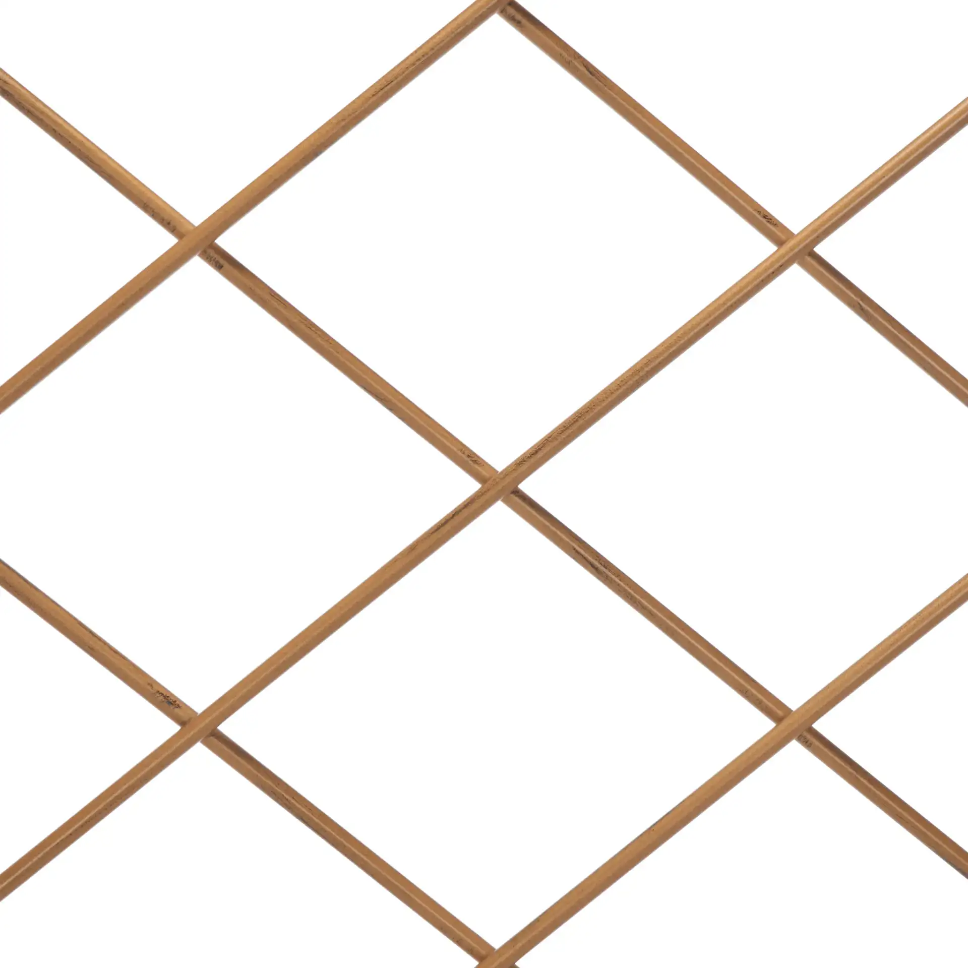Stitch Headboard in Antique Gold, detail view