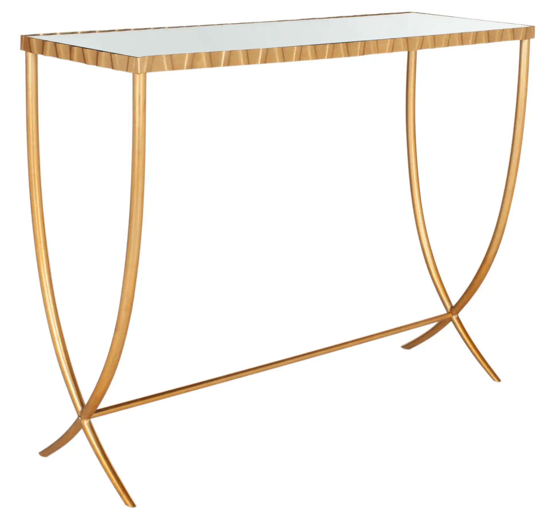 Princess Console Table in Gold / Mirror, detail view