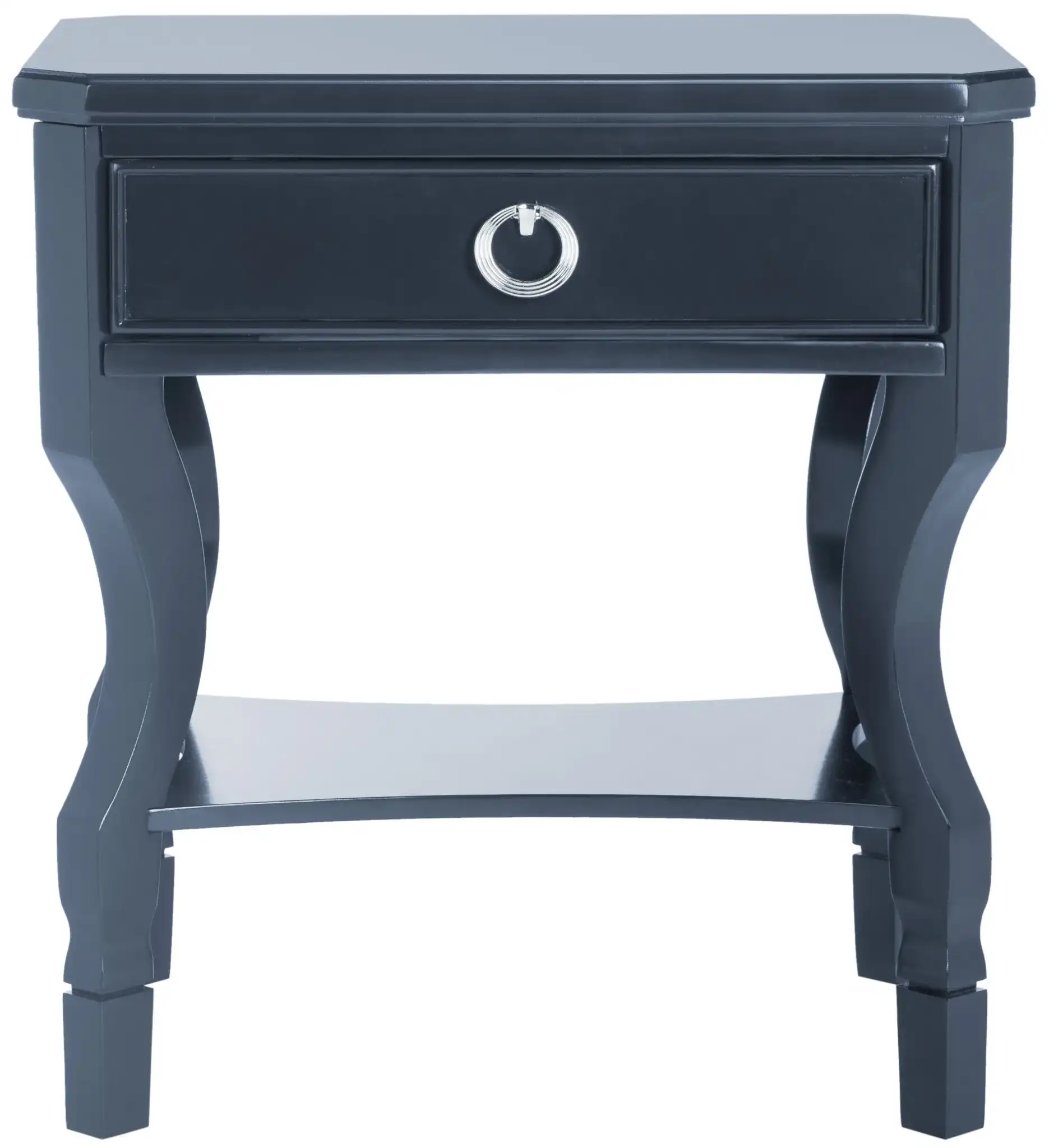 Alaia Side Table in Navy Blue