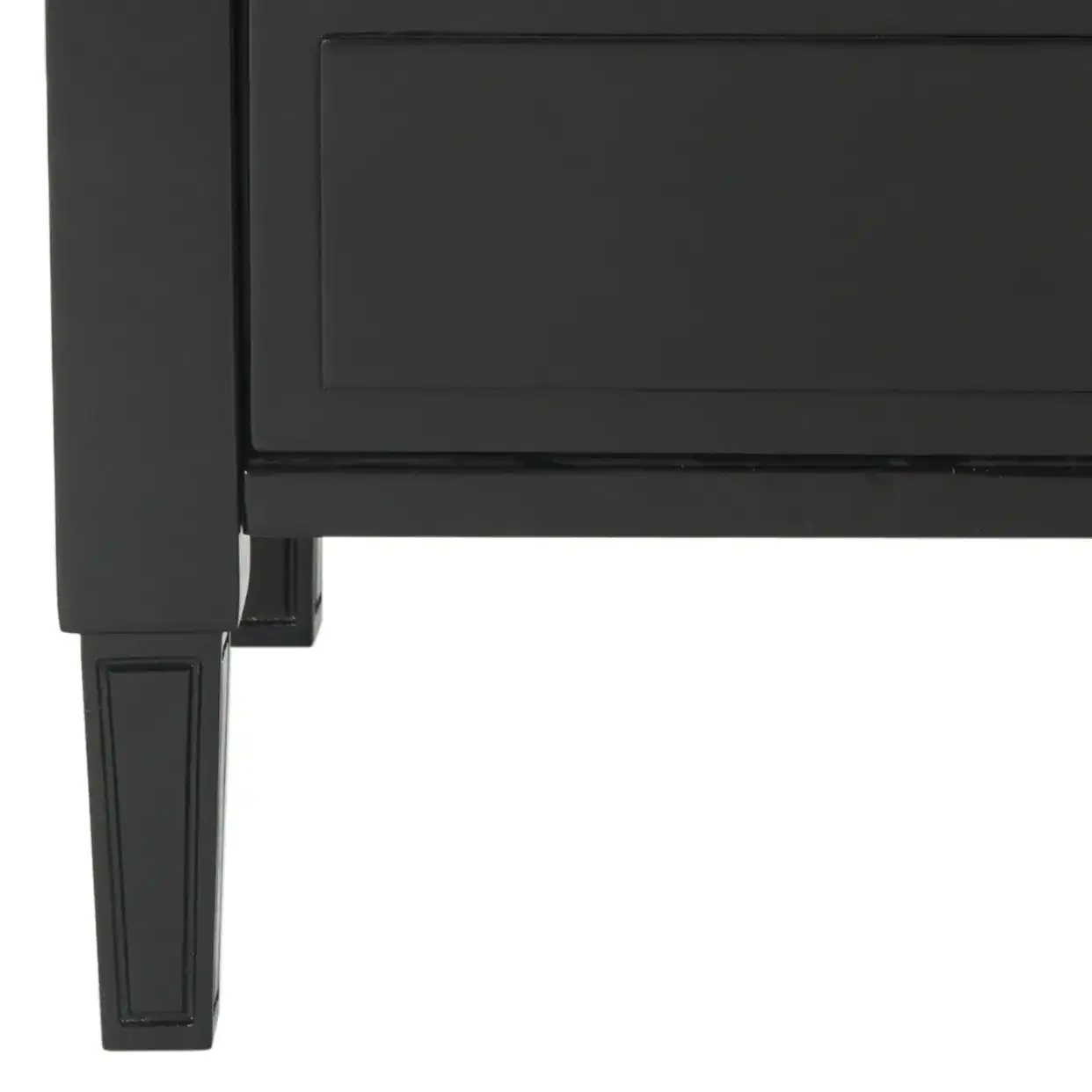 Jenson Side Table in Black, detail view