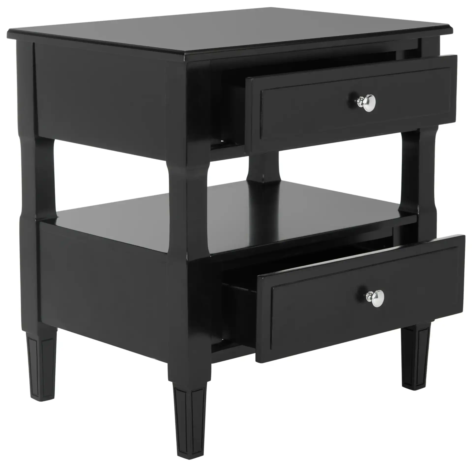 Jenson Side Table in Black, detail view