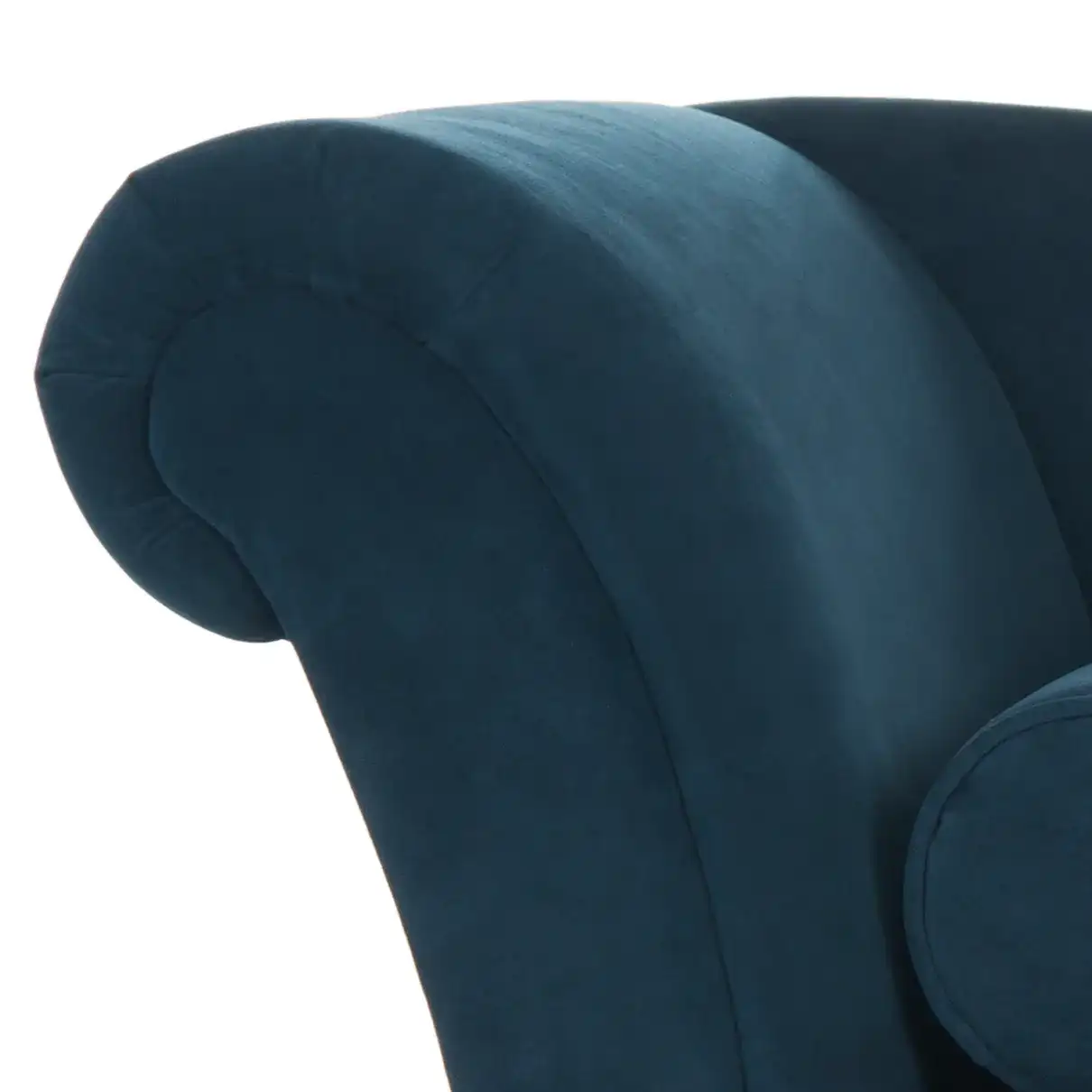 Caiden Chaise in Gray, detail view