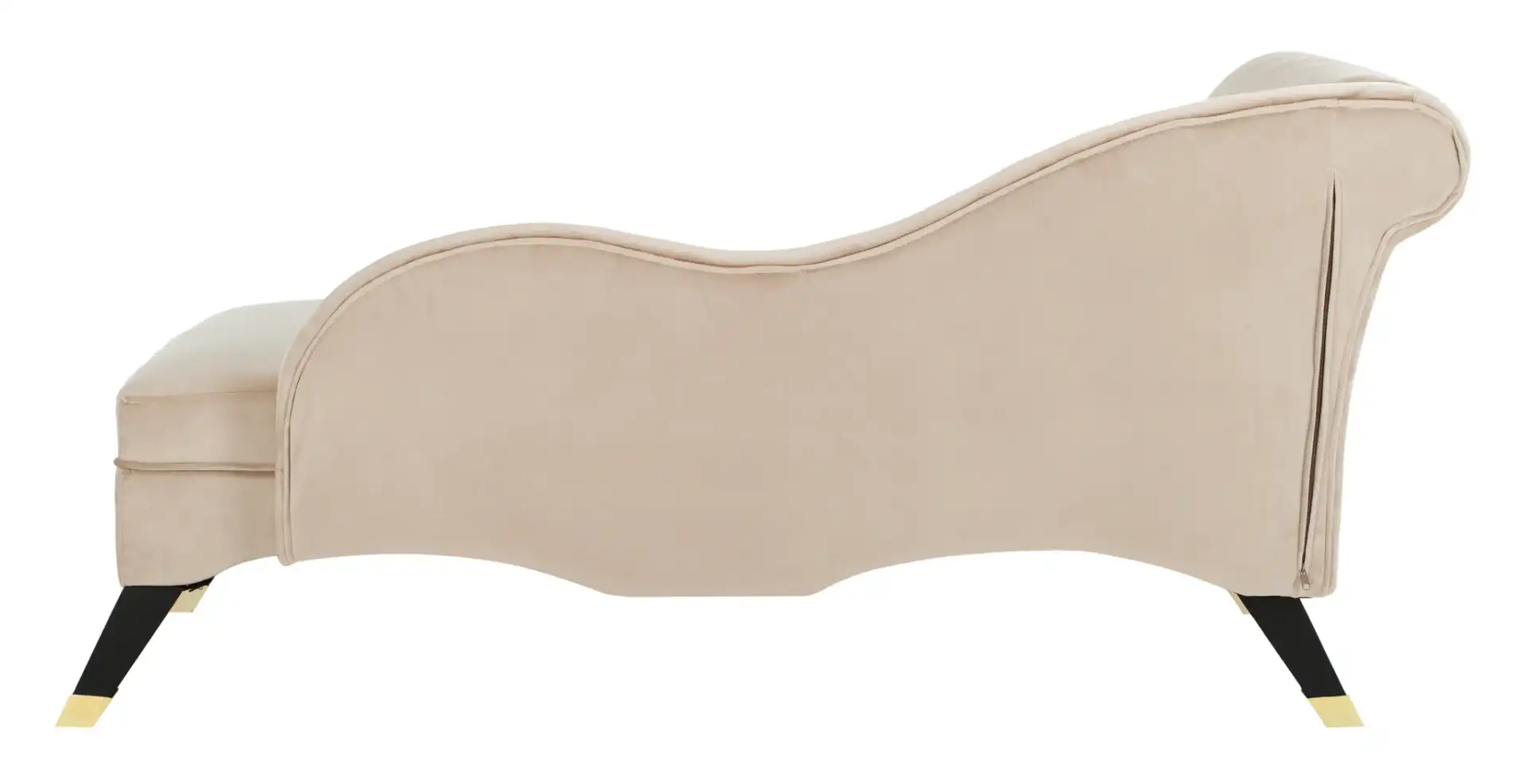 Caiden Chaise in Gray, detail view