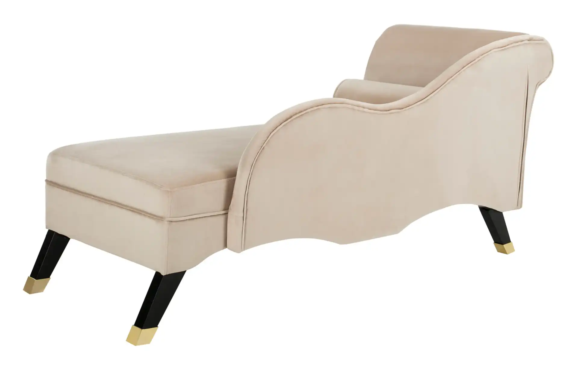 Caiden Chaise in Gray, detail view