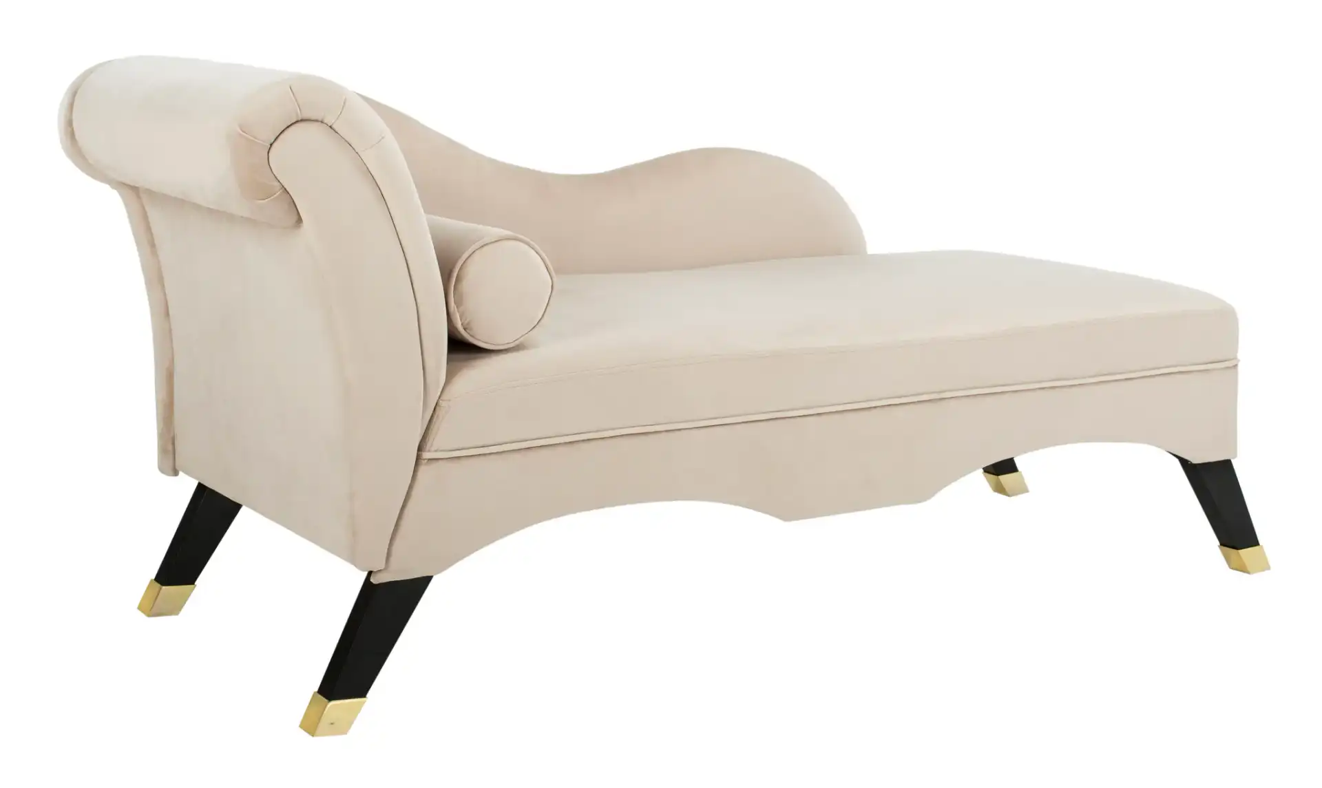 Caiden Chaise in Gray, detail view