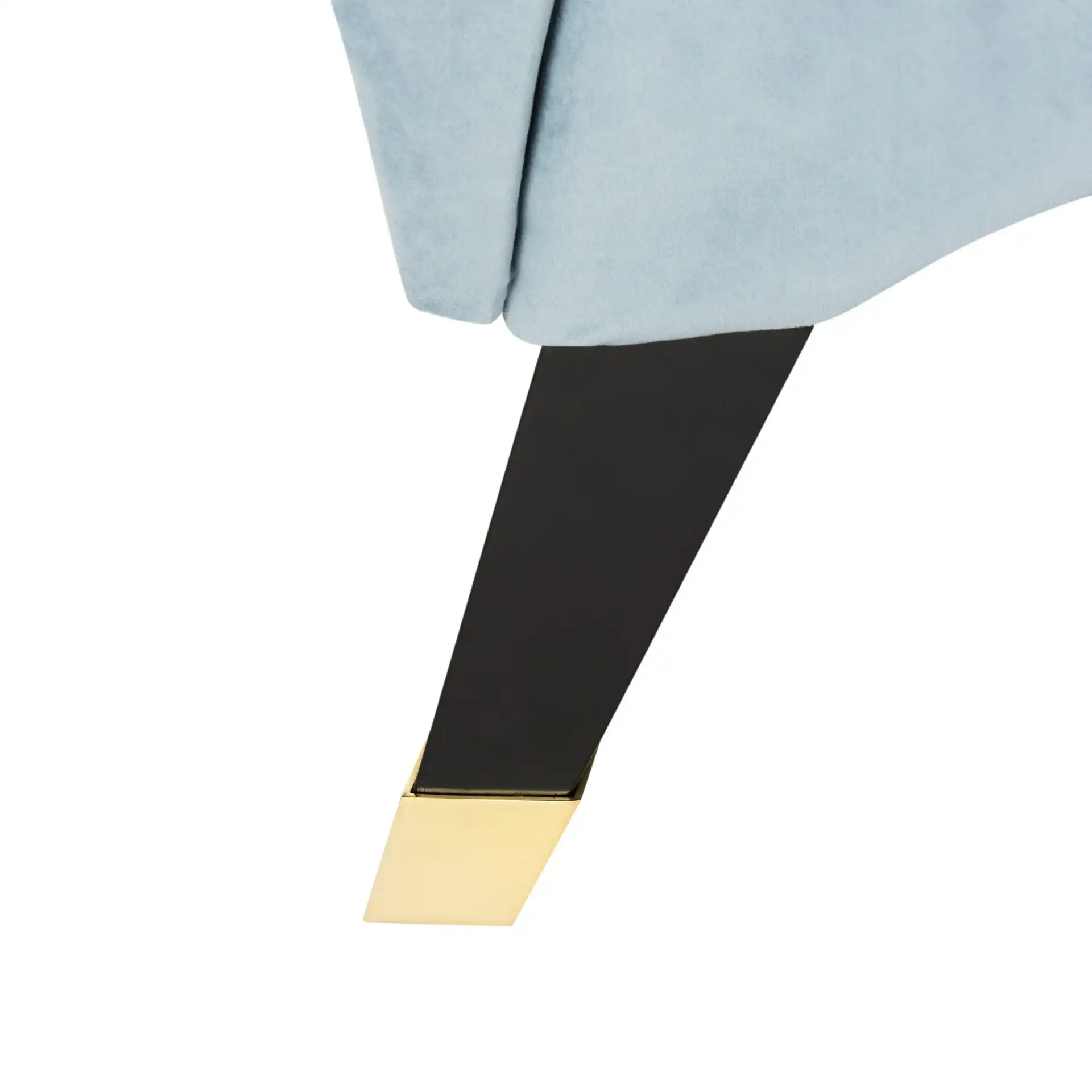 Caiden Chaise in Gray, detail view