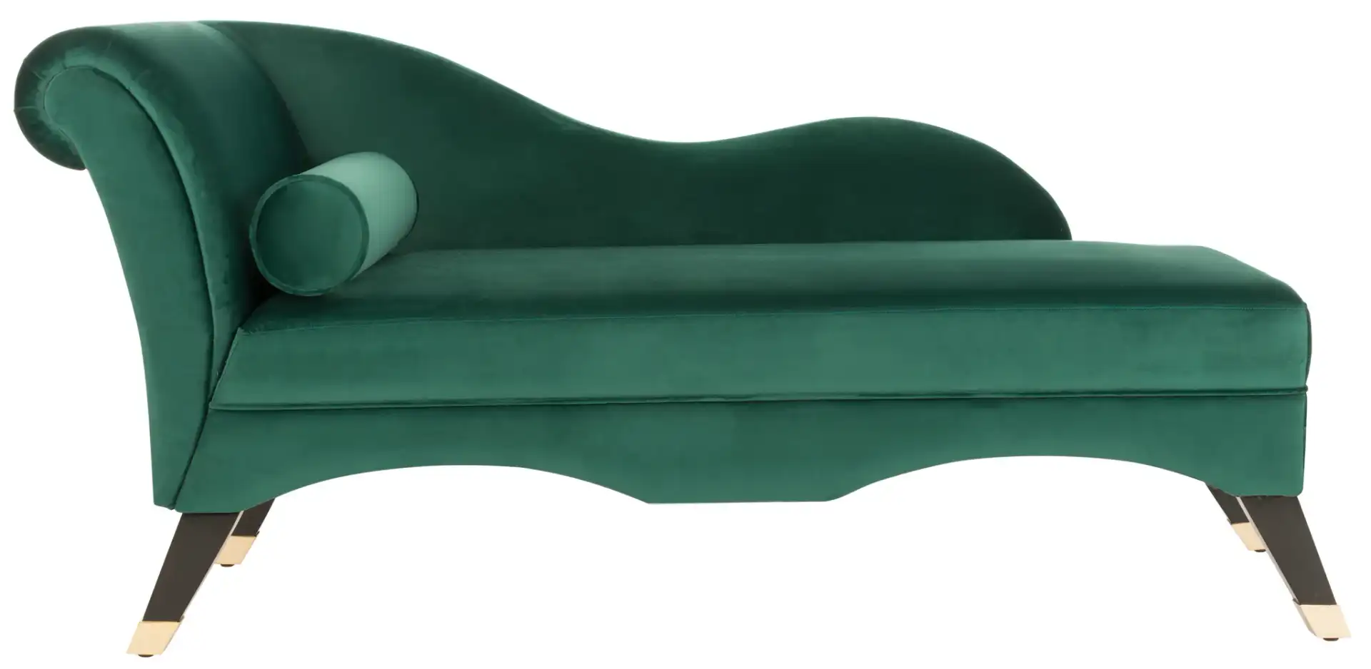 Caiden Chaise in Gray, detail view