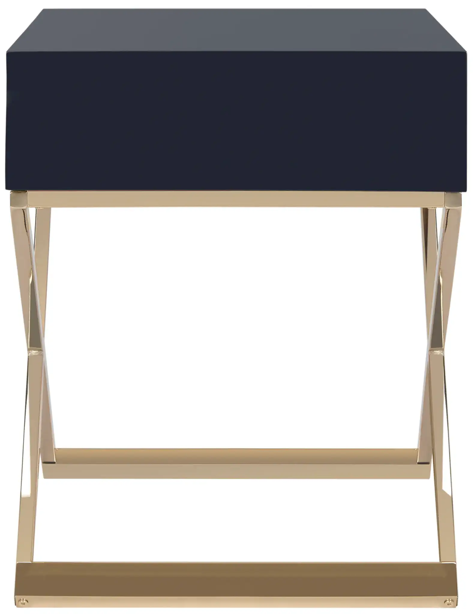 Zarina Side Table in Black, detail view
